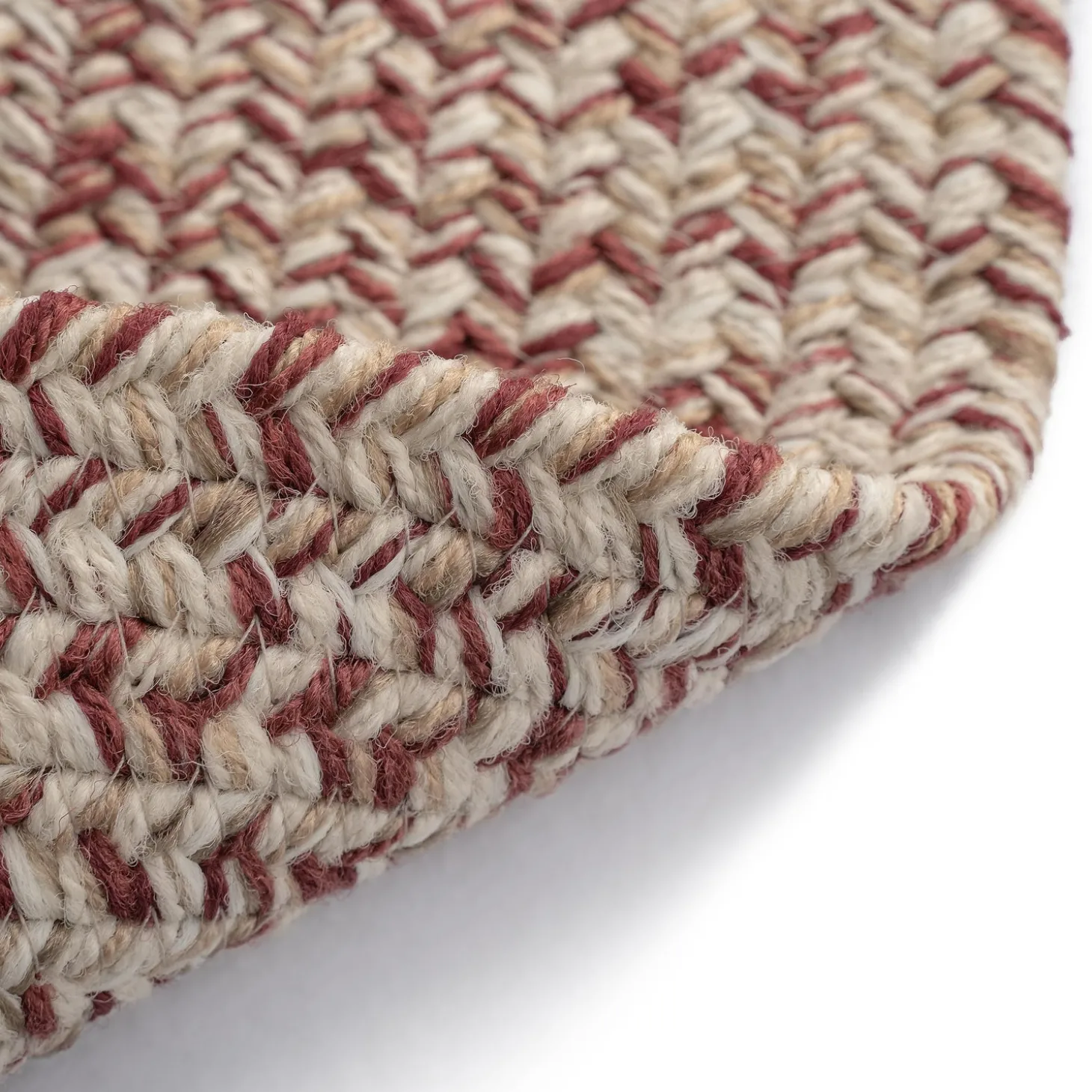 Area Rugs>Plow & Hearth Indoor/Outdoor Oval Pine Creek Braided Polypropylene Rug, 2'7" x 9' Runner