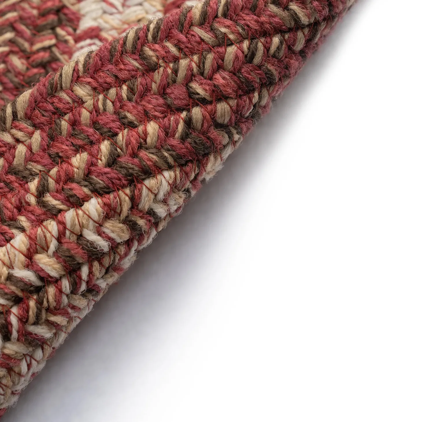 Area Rugs>Plow & Hearth Indoor/Outdoor Oval Woodridge Braided Polypropylene Rug, 2'7" x 9' Runner