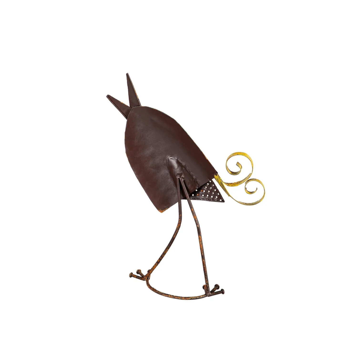 Garden Statues>Plow & Hearth Indoor/Outdoor Rustic Metal Chicks Garden Statues, Set of 2