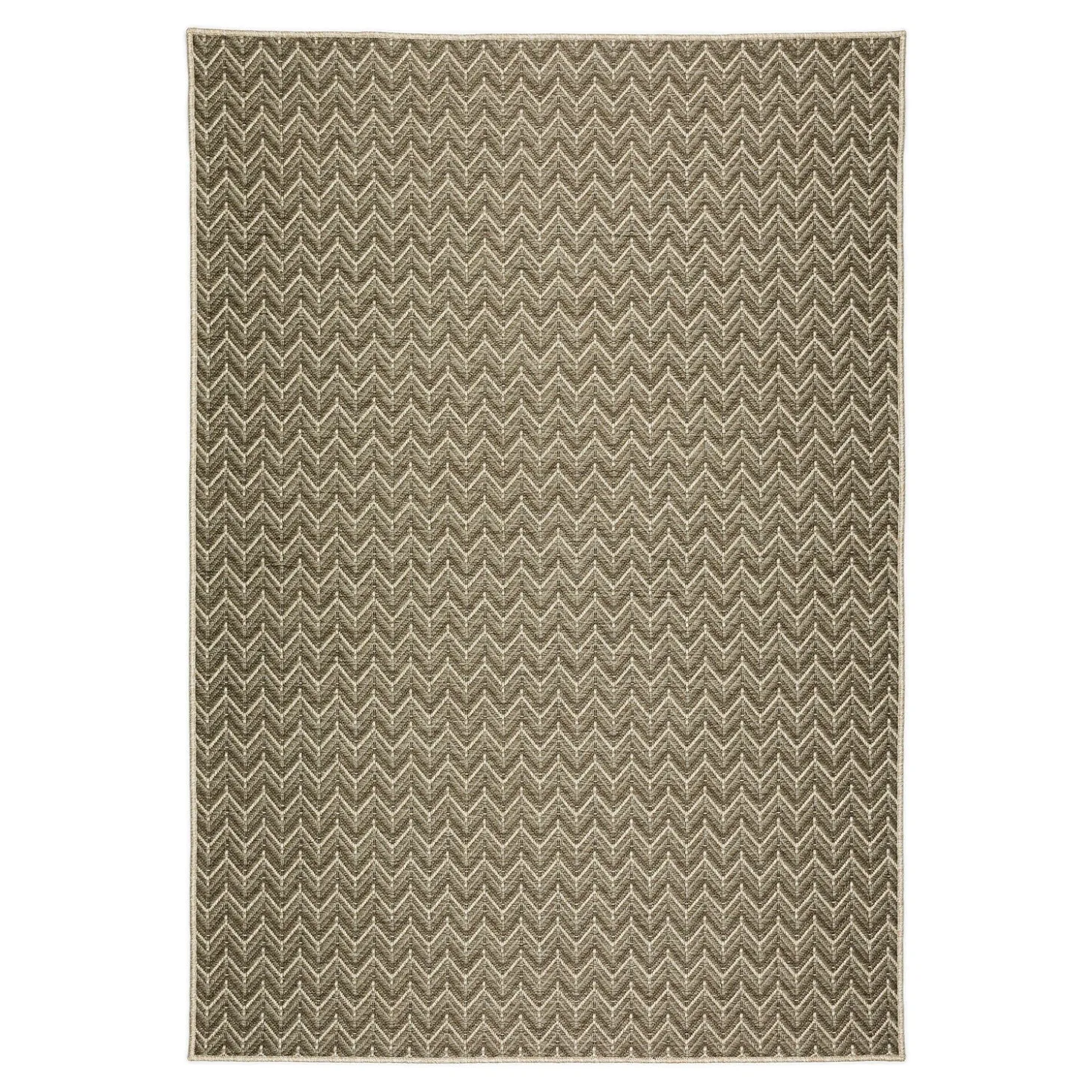 Area Rugs>Plow & Hearth Indoor/Outdoor Santa Anna Chevron Rug, 20" x 30"