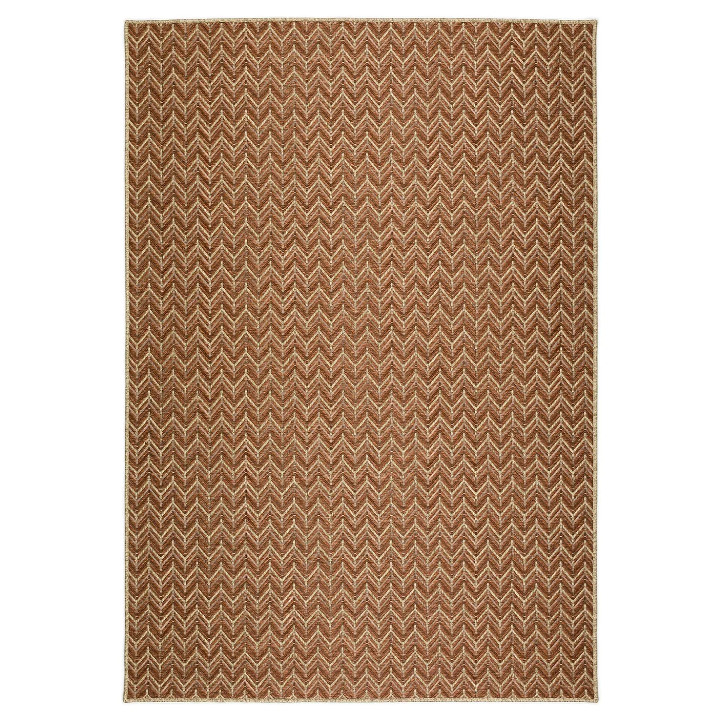 Area Rugs>Plow & Hearth Indoor/Outdoor Santa Anna Chevron Rug, 20" x 30"
