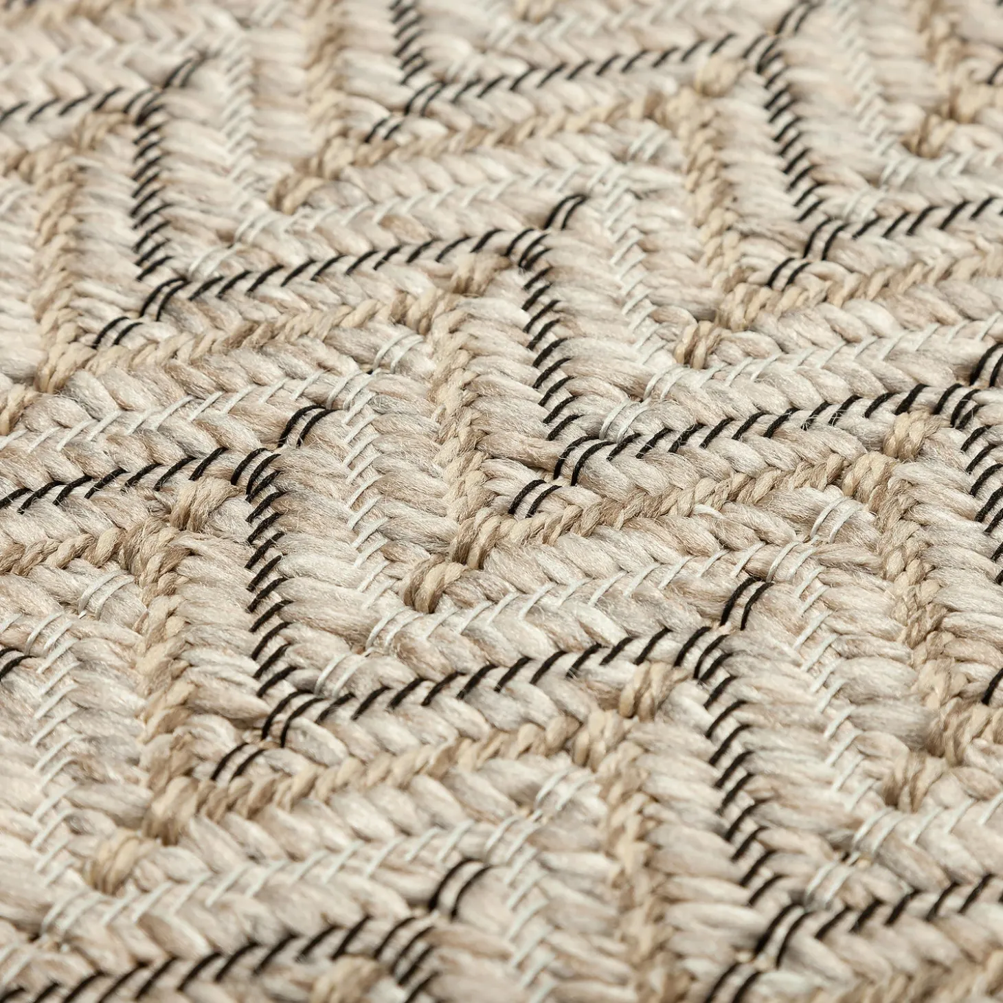 Area Rugs>Plow & Hearth Indoor/Outdoor Santa Anna Chevron Rug, 20" x 30"