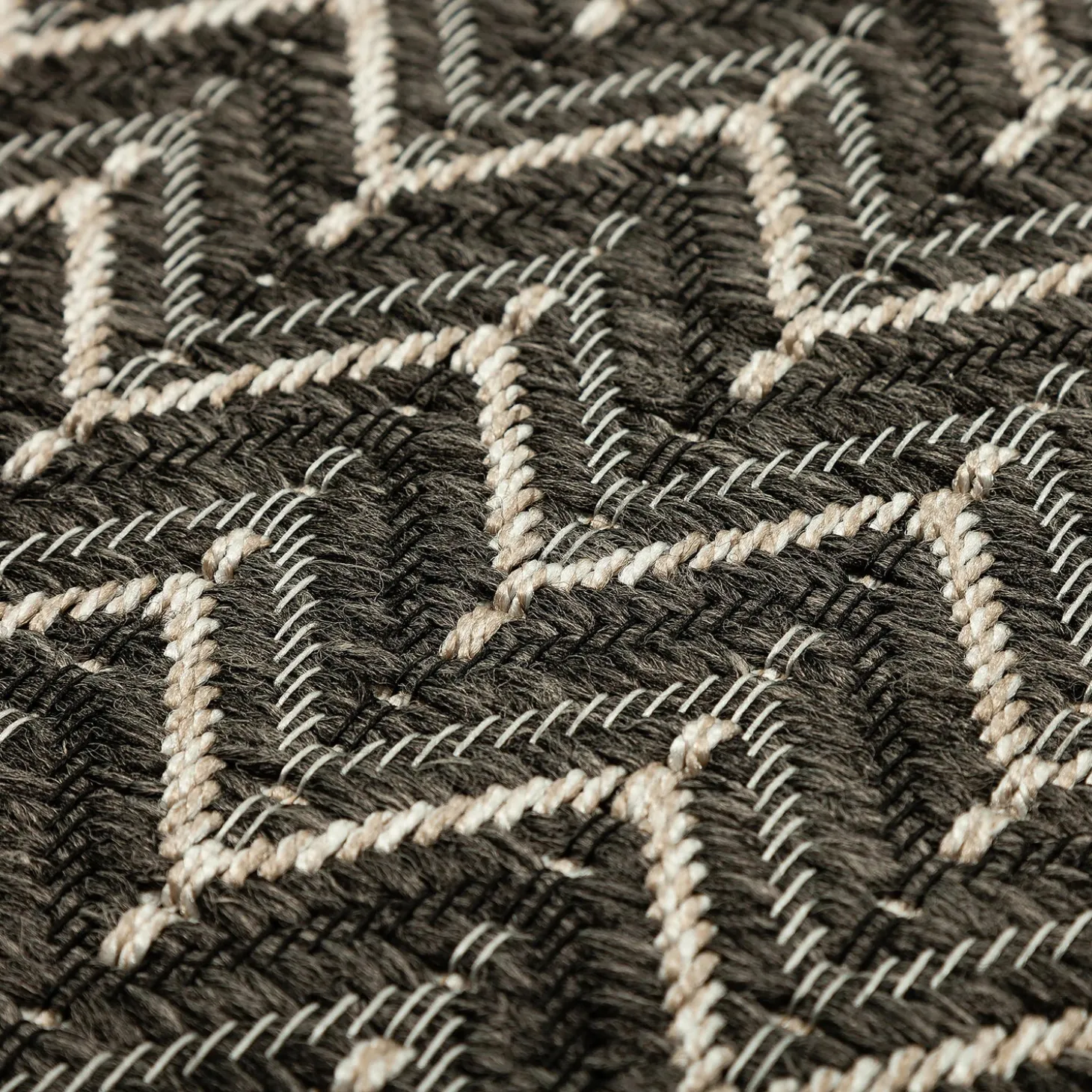 Area Rugs>Plow & Hearth Indoor/Outdoor Santa Anna Chevron Rug, 20" x 30"