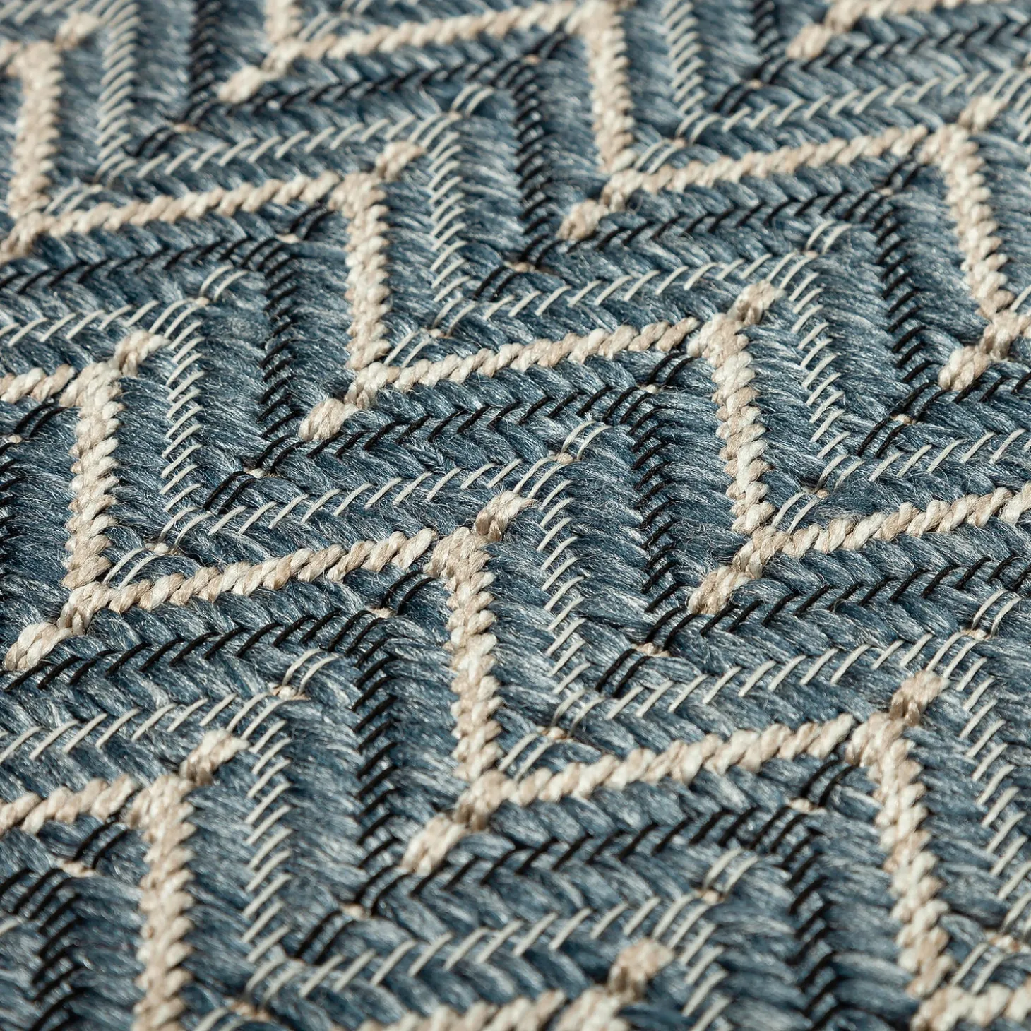 Area Rugs>Plow & Hearth Indoor/Outdoor Santa Anna Chevron Rug, 20" x 30"