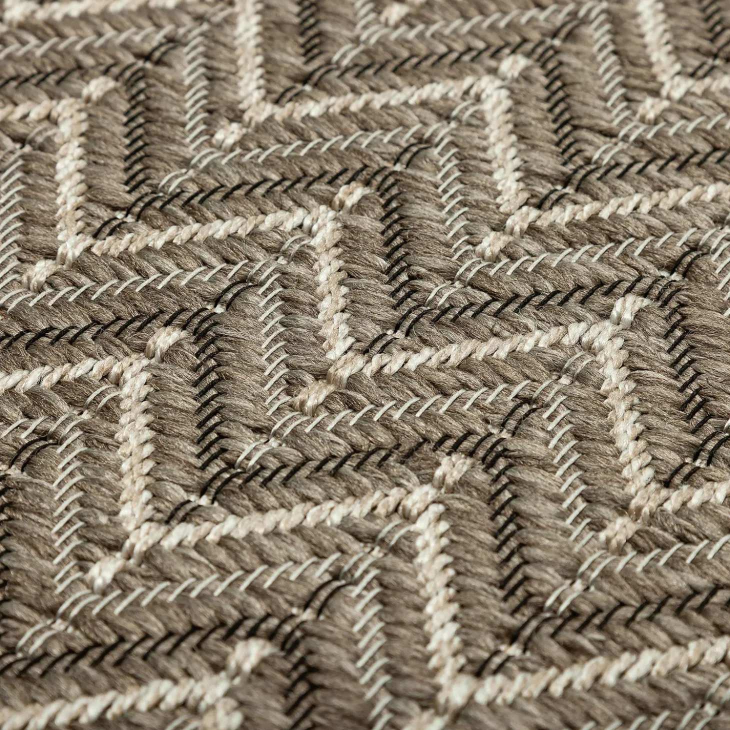 Area Rugs>Plow & Hearth Indoor/Outdoor Santa Anna Chevron Rug, 20" x 30"
