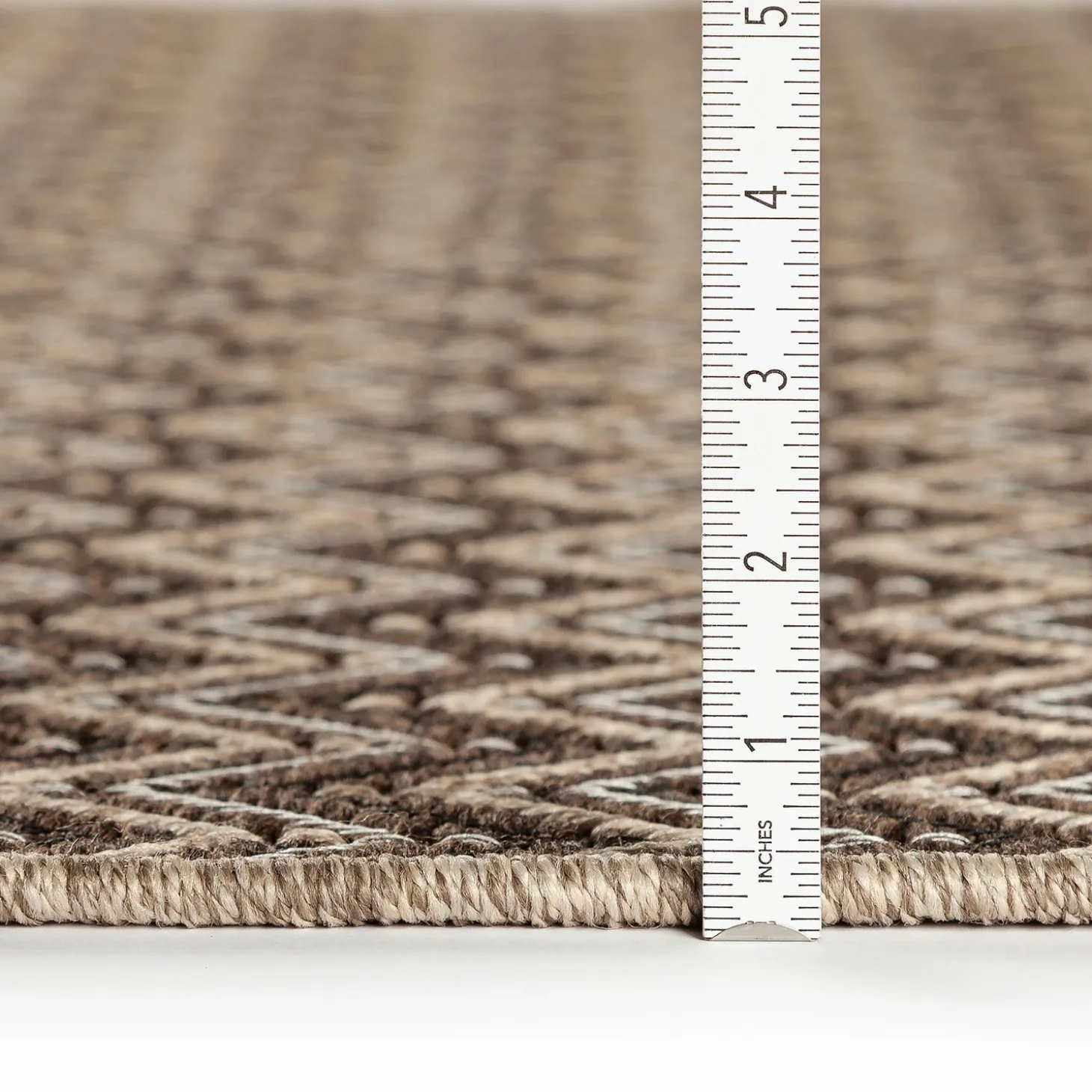 Area Rugs>Plow & Hearth Indoor/Outdoor Santa Anna Chevron Rug, 20" x 30"