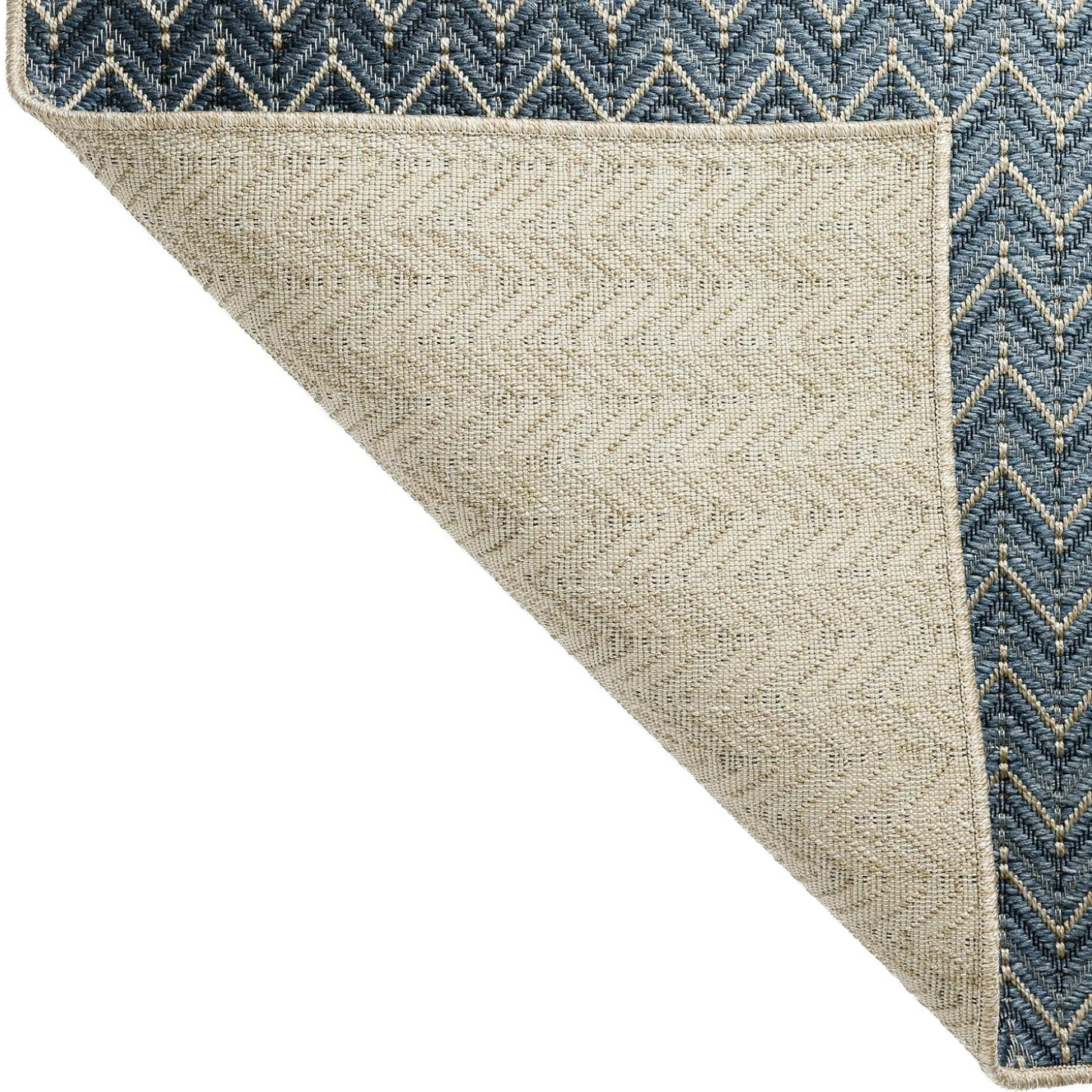 Area Rugs>Plow & Hearth Indoor/Outdoor Santa Anna Chevron Rug, 20" x 30"