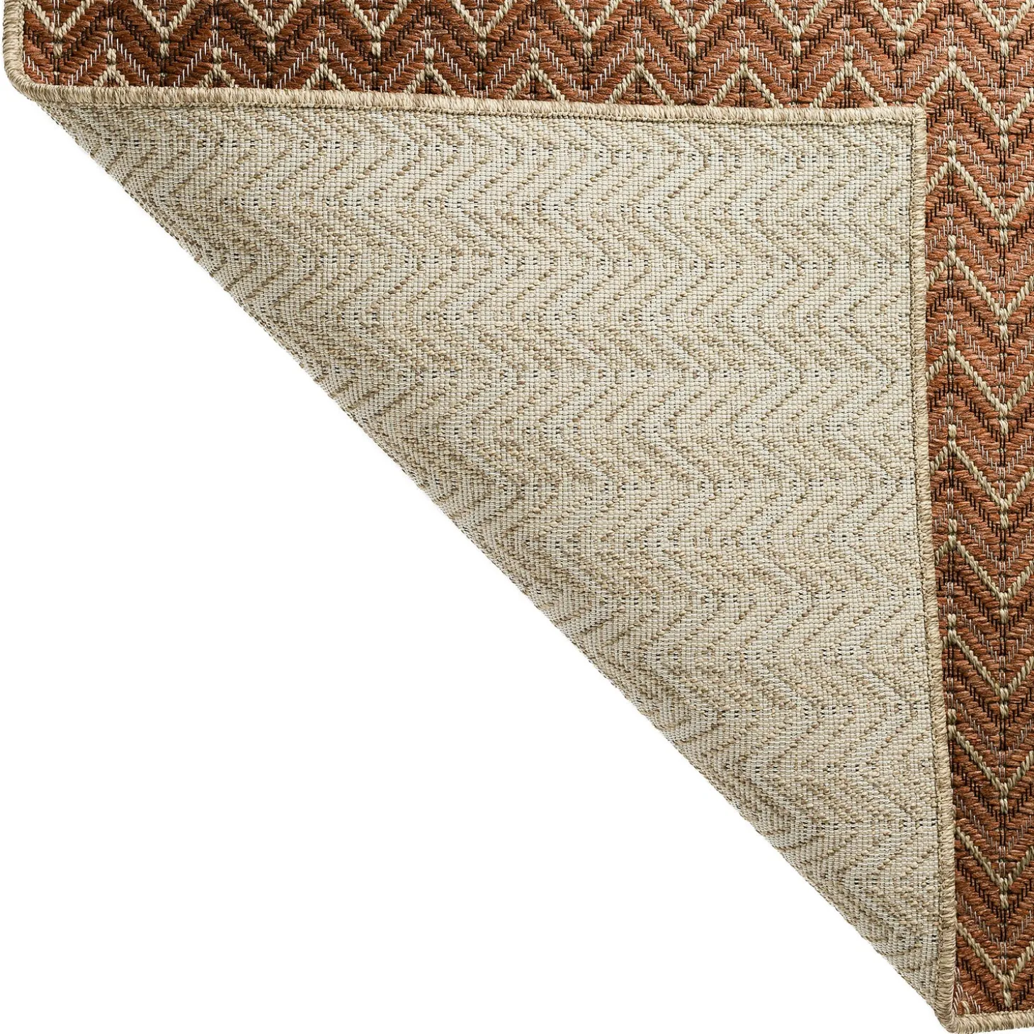 Area Rugs>Plow & Hearth Indoor/Outdoor Santa Anna Chevron Rug, 20" x 30"