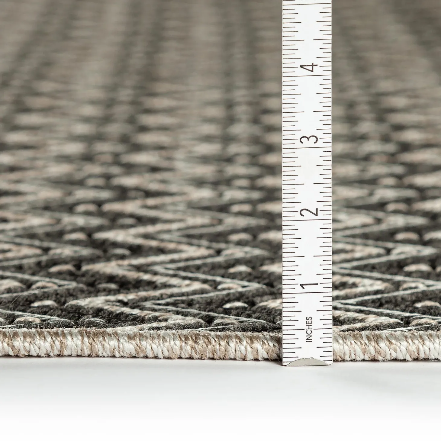 Area Rugs>Plow & Hearth Indoor/Outdoor Santa Anna Chevron Rug, 20" x 30"