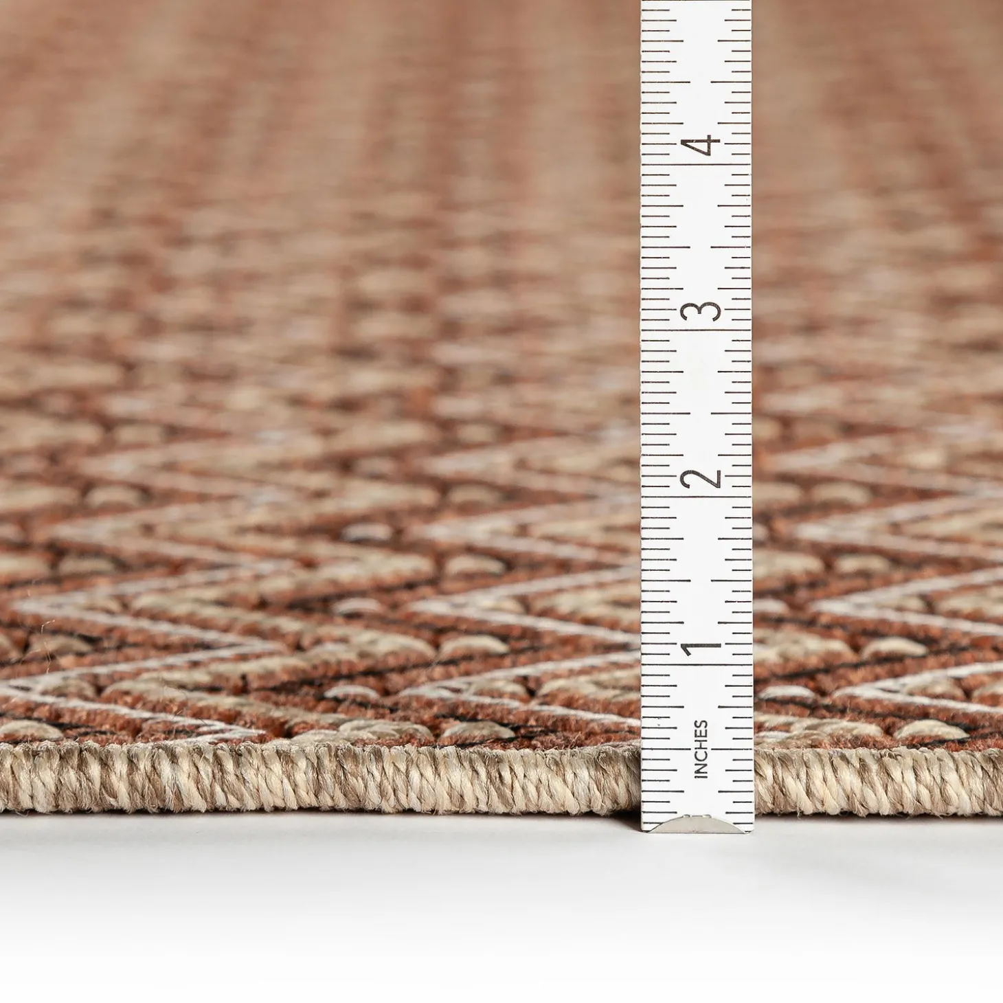 Area Rugs>Plow & Hearth Indoor/Outdoor Santa Anna Chevron Rug, 20" x 30"