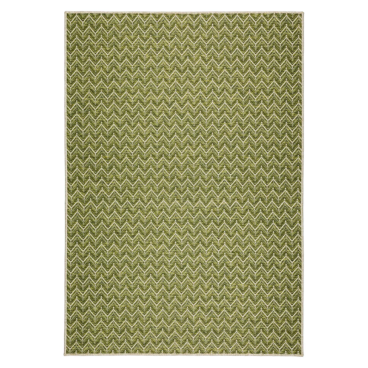 Area Rugs>Plow & Hearth Indoor/Outdoor Santa Anna Chevron Rug, 20" x 30"