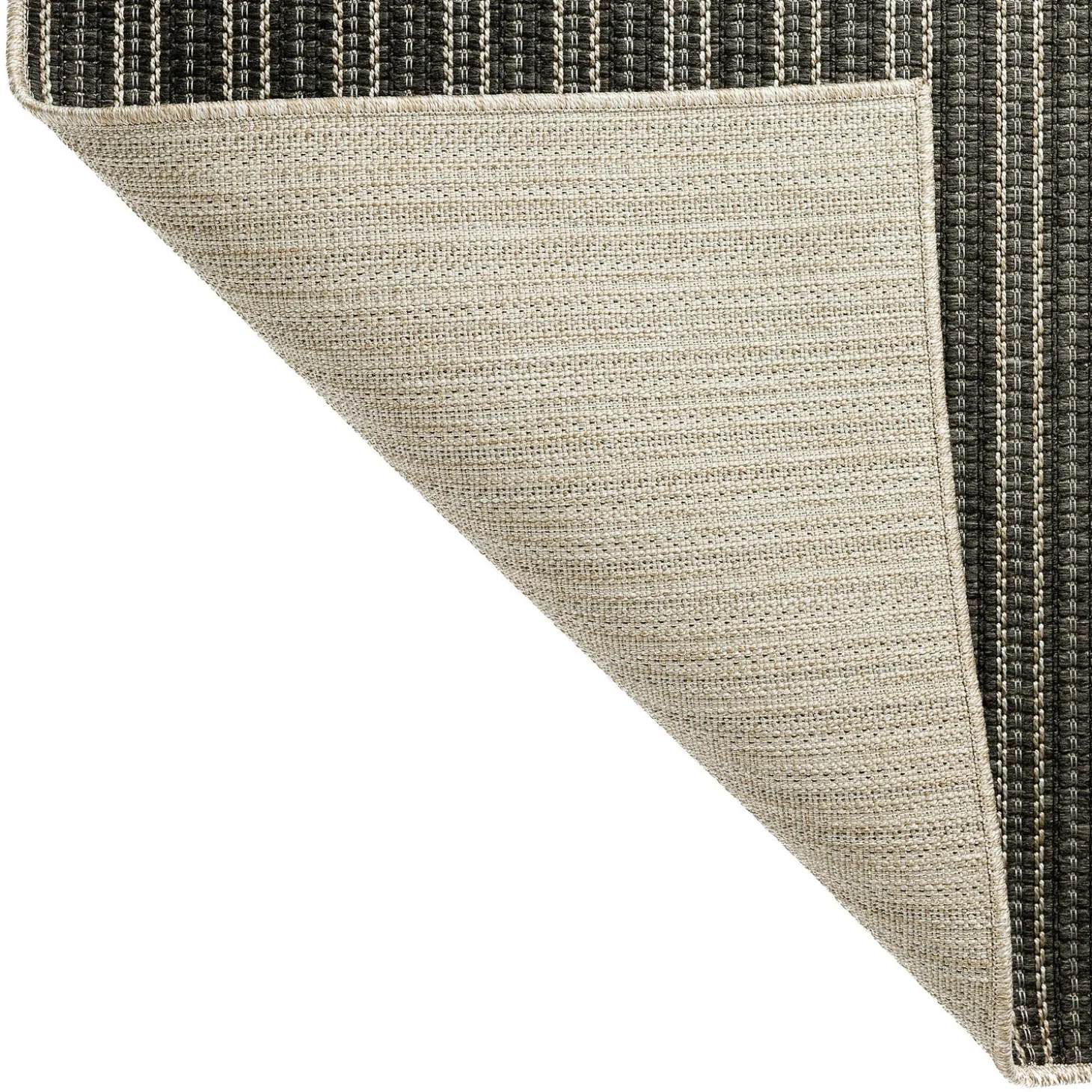 Area Rugs>Plow & Hearth Indoor/Outdoor Santa Anna Striped Rug, 5'1" x 7'5"