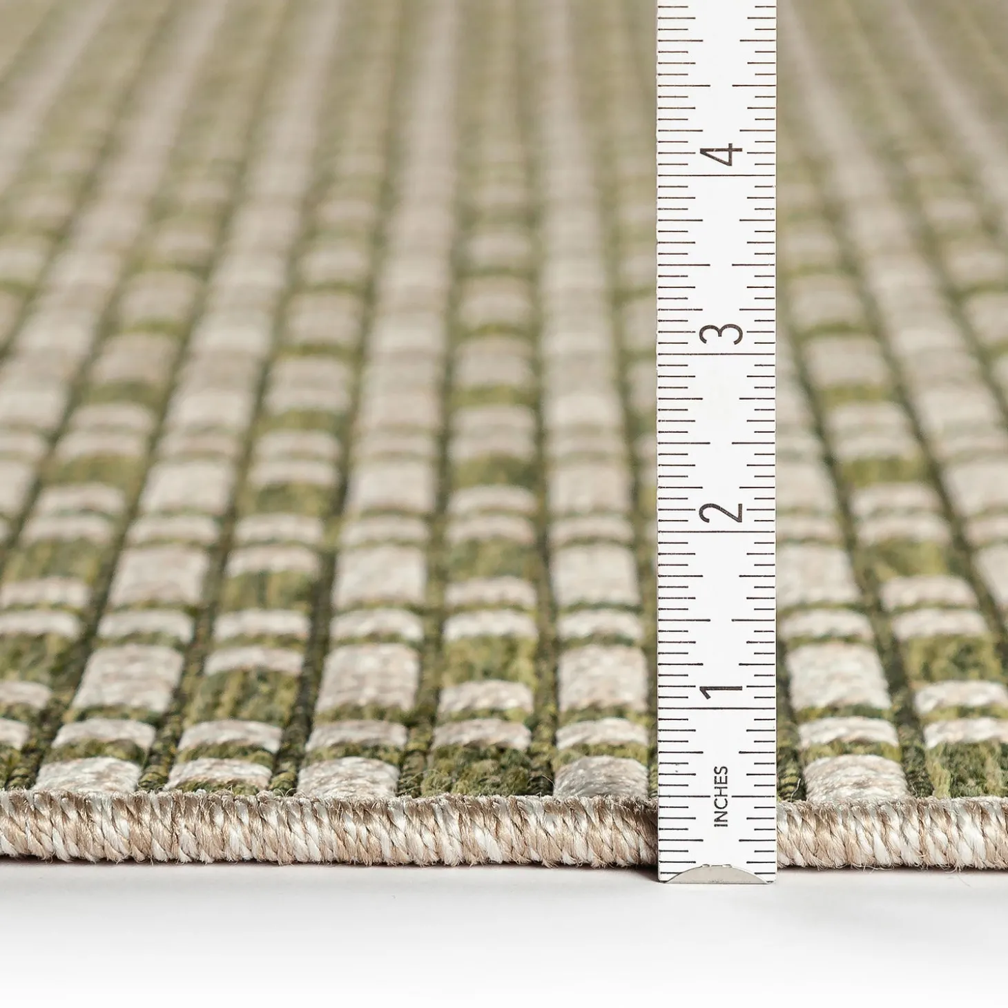 Area Rugs>Plow & Hearth Indoor/Outdoor Santa Anna Striped Rug, 5'1" x 7'5"