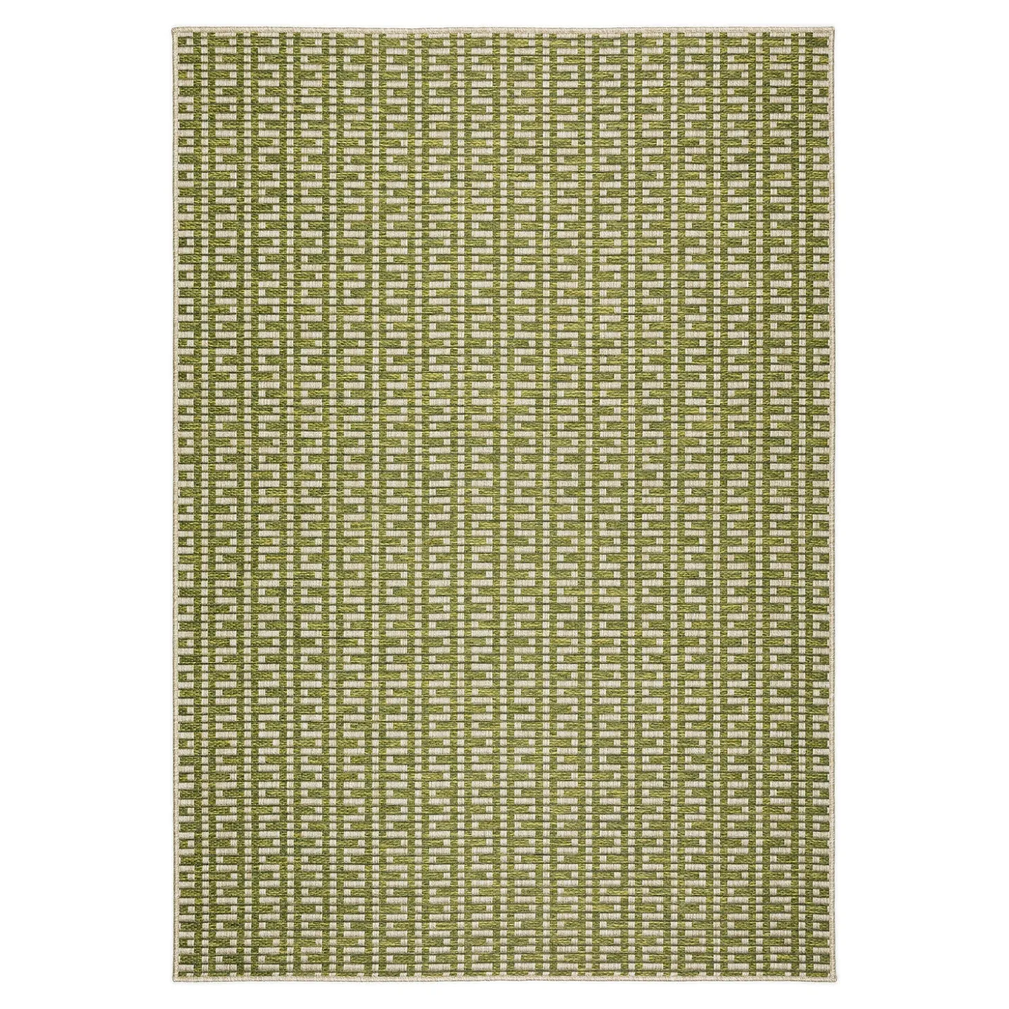 Area Rugs>Plow & Hearth Indoor/Outdoor Santa Anna Striped Rug, 5'1" x 7'5"