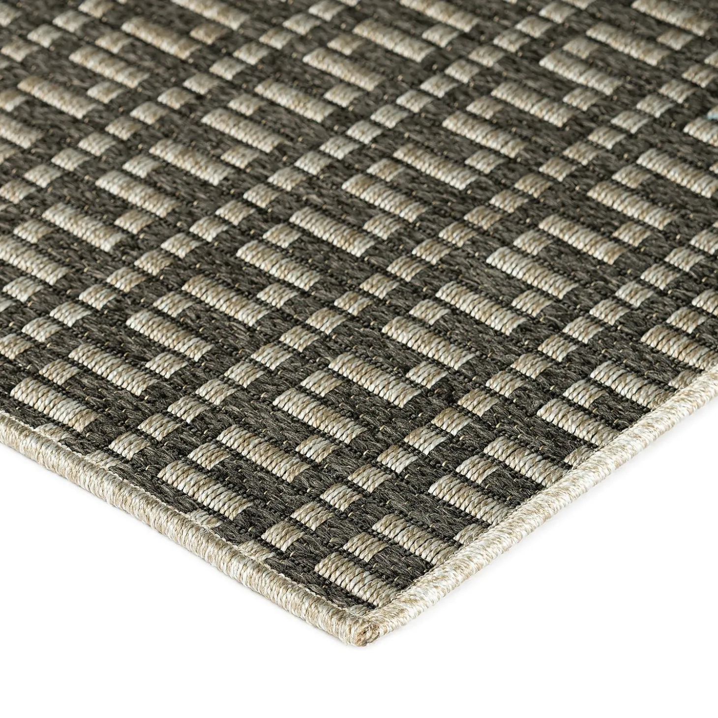 Area Rugs>Plow & Hearth Indoor/Outdoor Santa Anna Striped Rug, 5'1" x 7'5"