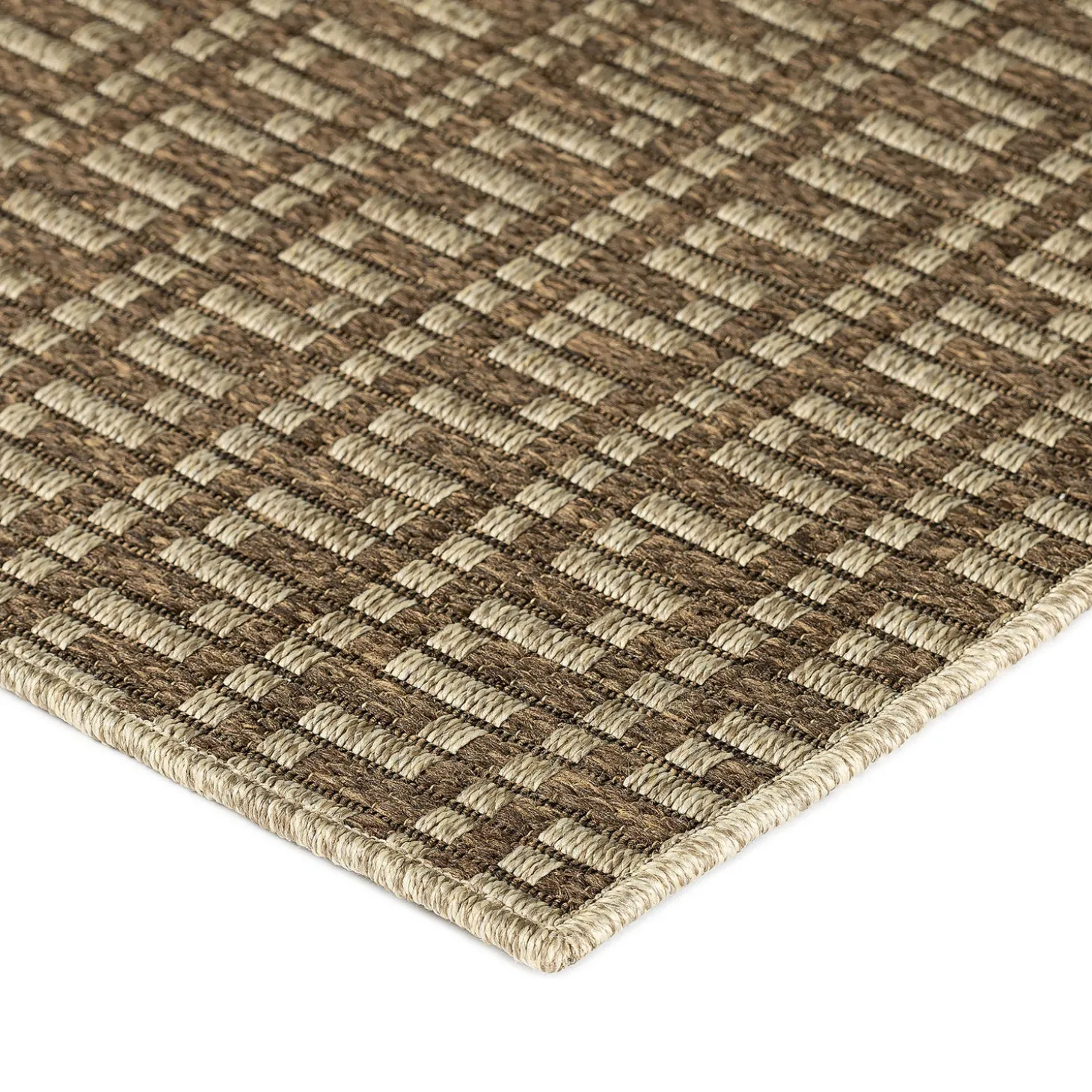 Area Rugs>Plow & Hearth Indoor/Outdoor Santa Anna Striped Rug, 5'1" x 7'5"