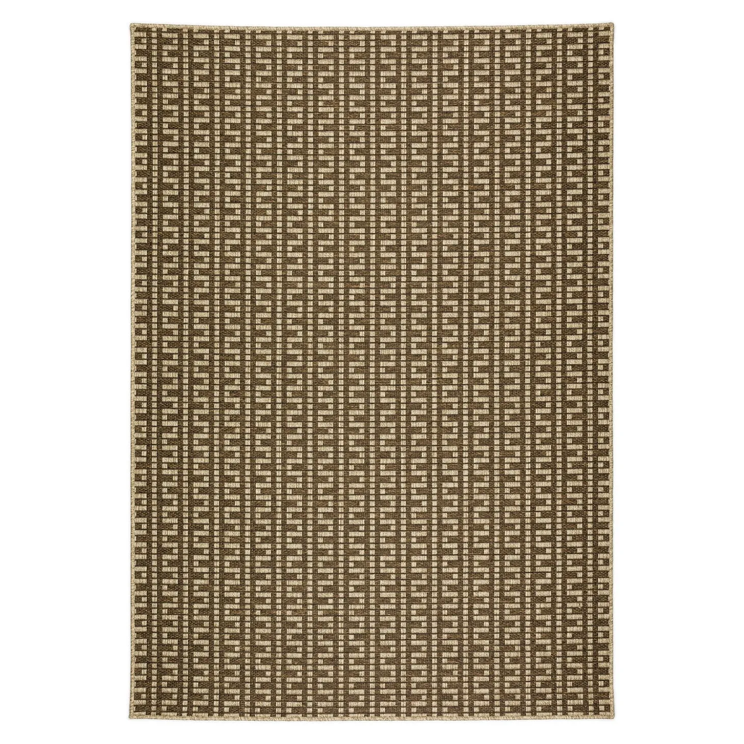 Area Rugs>Plow & Hearth Indoor/Outdoor Santa Anna Striped Rug, 5'1" x 7'5"