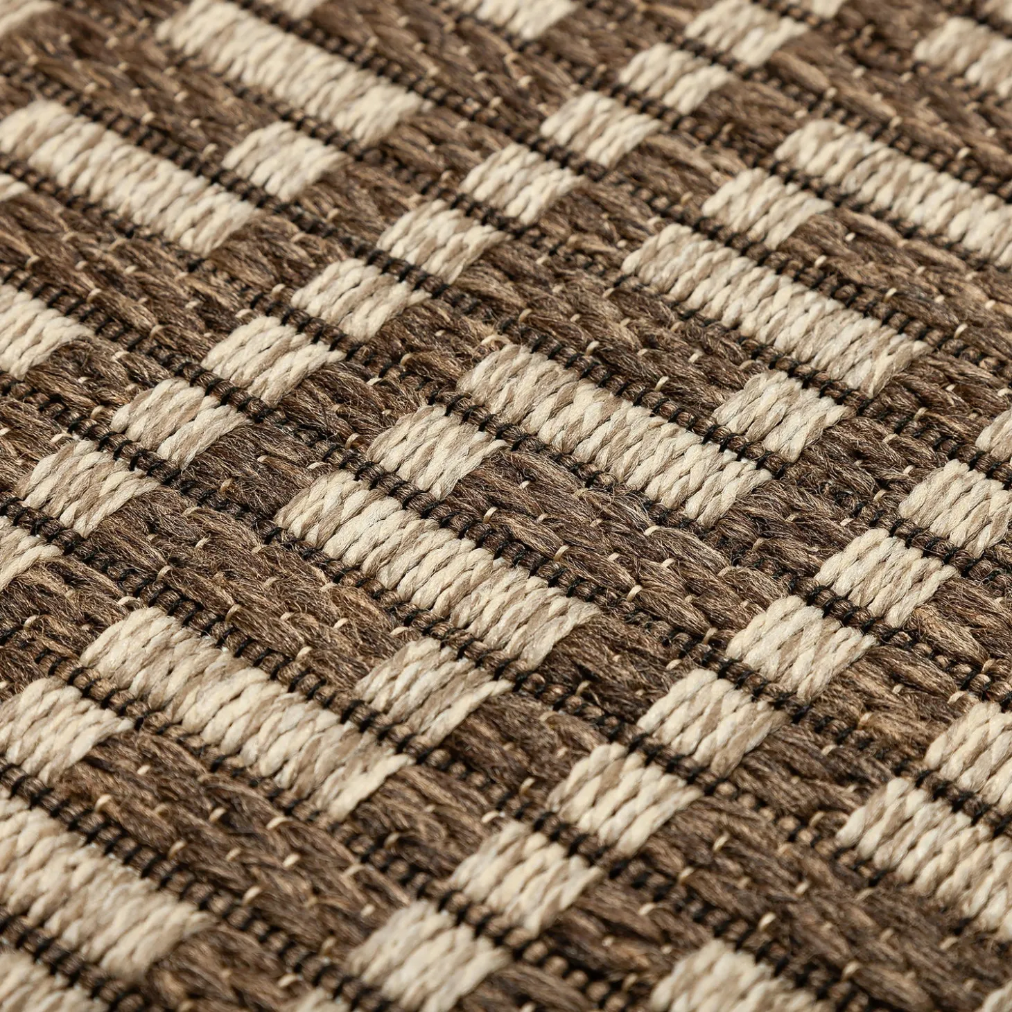 Area Rugs>Plow & Hearth Indoor/Outdoor Santa Anna Striped Rug, 5'1" x 7'5"