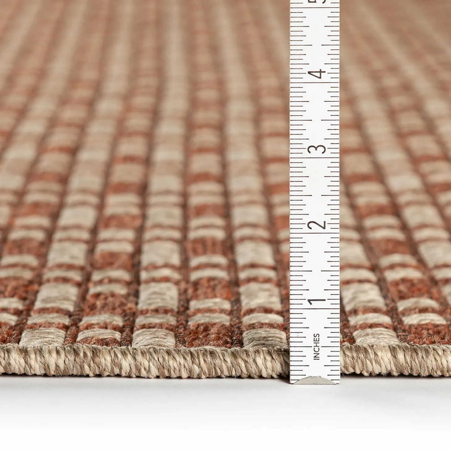 Area Rugs>Plow & Hearth Indoor/Outdoor Santa Anna Striped Rug, 5'1" x 7'5"