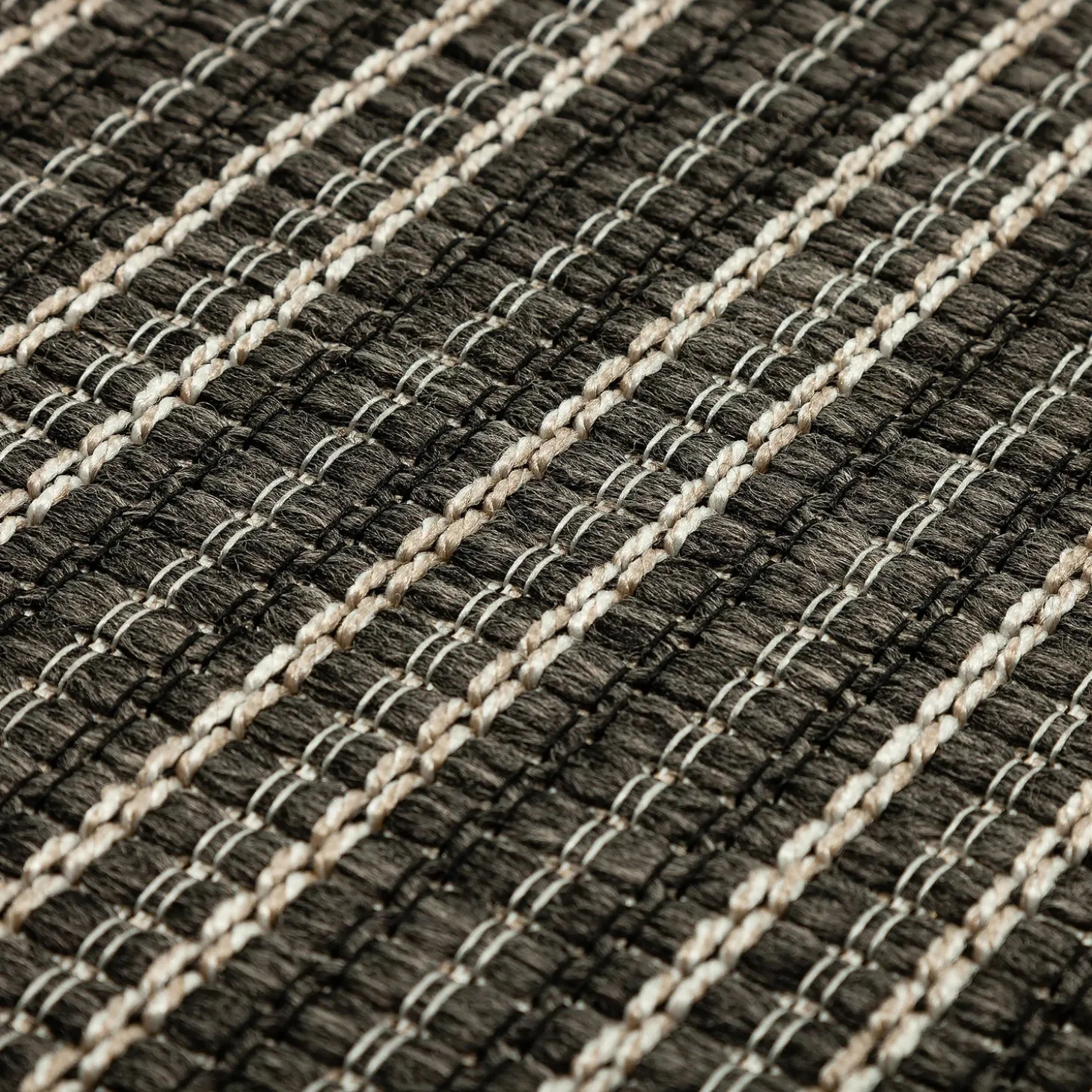 Area Rugs>Plow & Hearth Indoor/Outdoor Santa Anna Striped Rug, 2'3" x 7'5" Runner