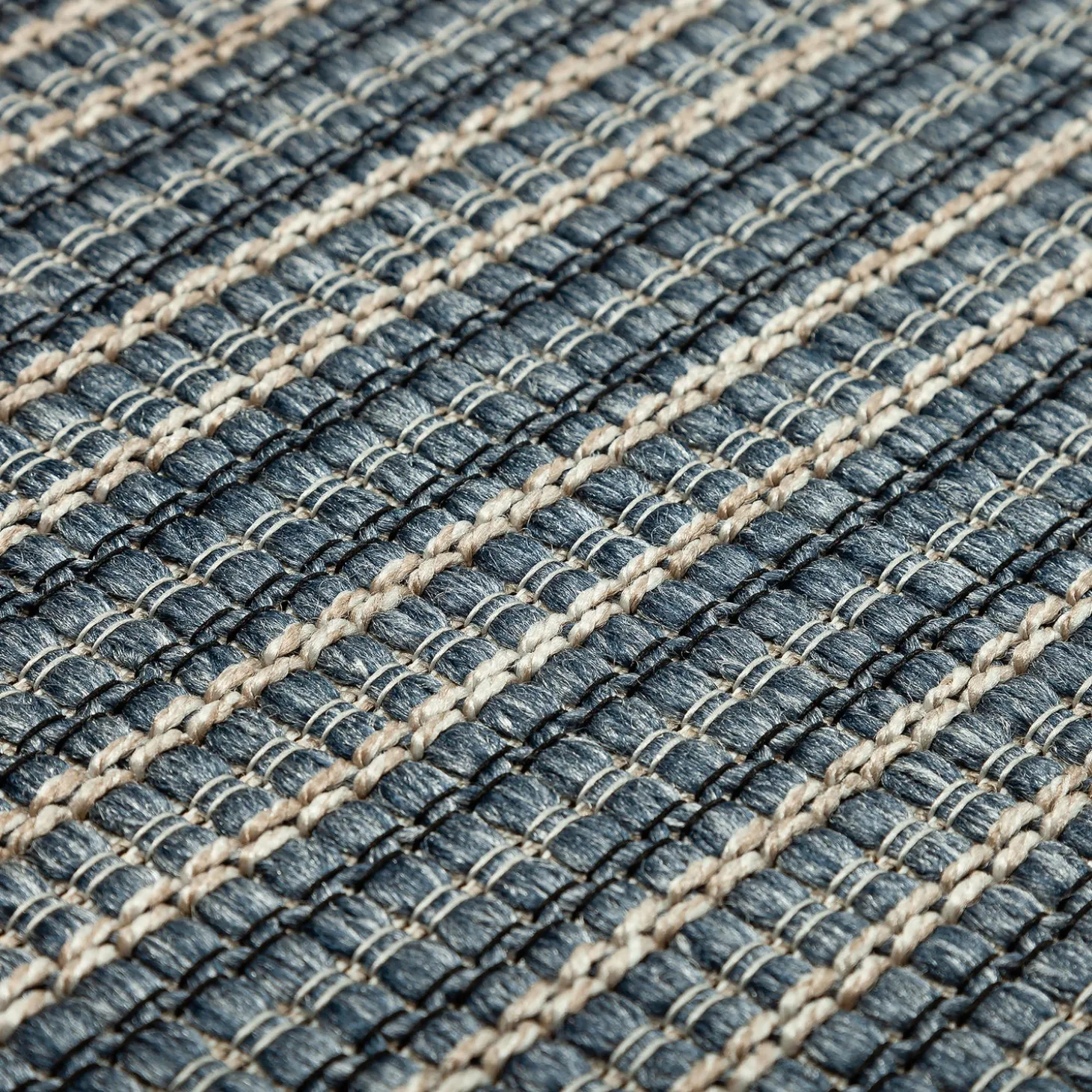 Area Rugs>Plow & Hearth Indoor/Outdoor Santa Anna Striped Rug, 2'3" x 7'5" Runner