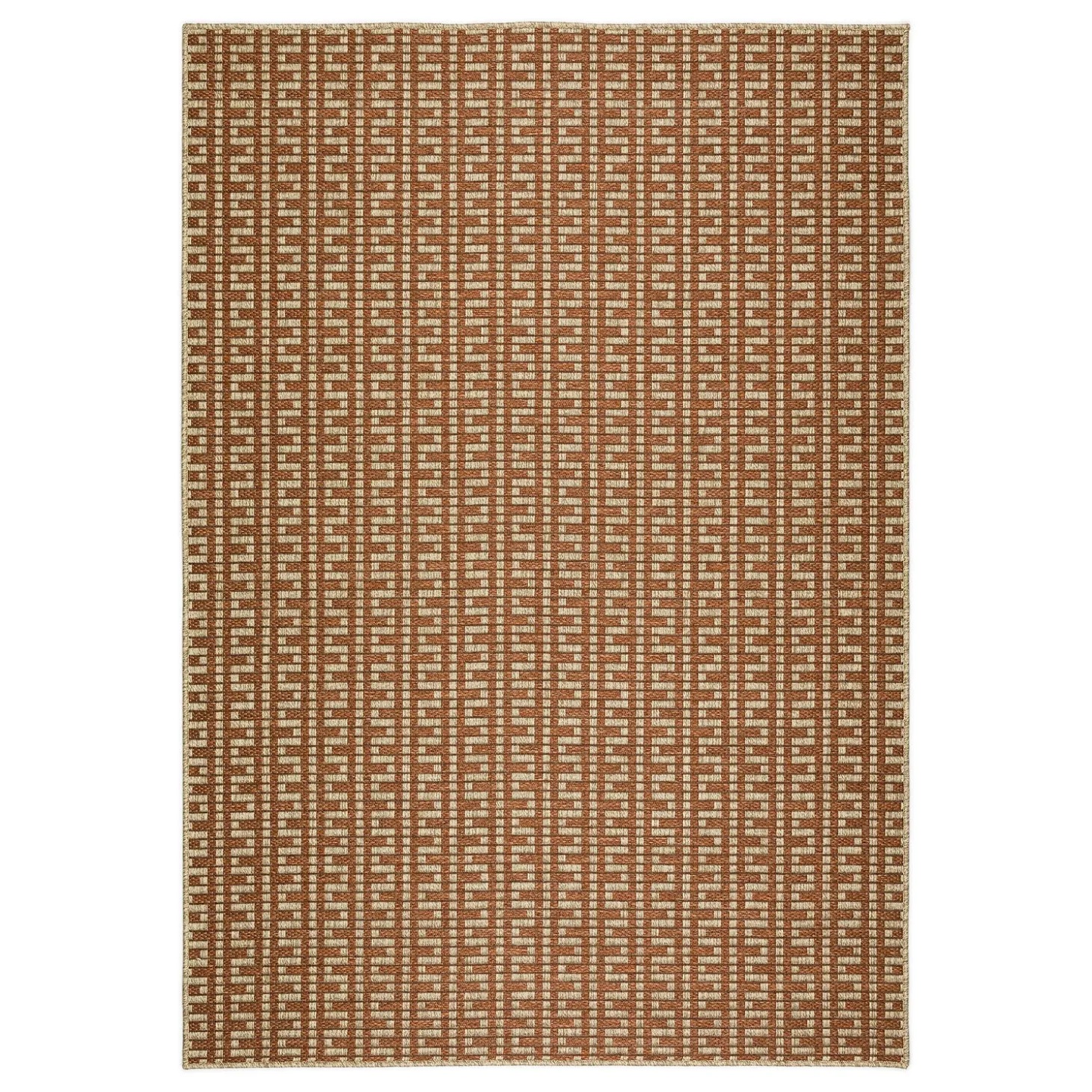 Area Rugs>Plow & Hearth Indoor/Outdoor Santa Anna Tribal Rug, 20" x 30"