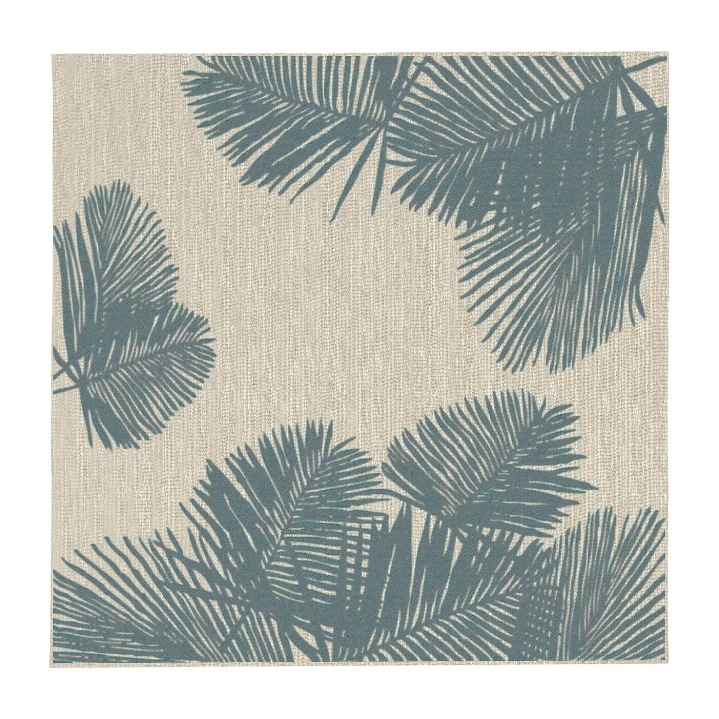Runners>Plow & Hearth Indoor/Outdoor Textured Palms Polypropylene, 23" x 7'6" Runner