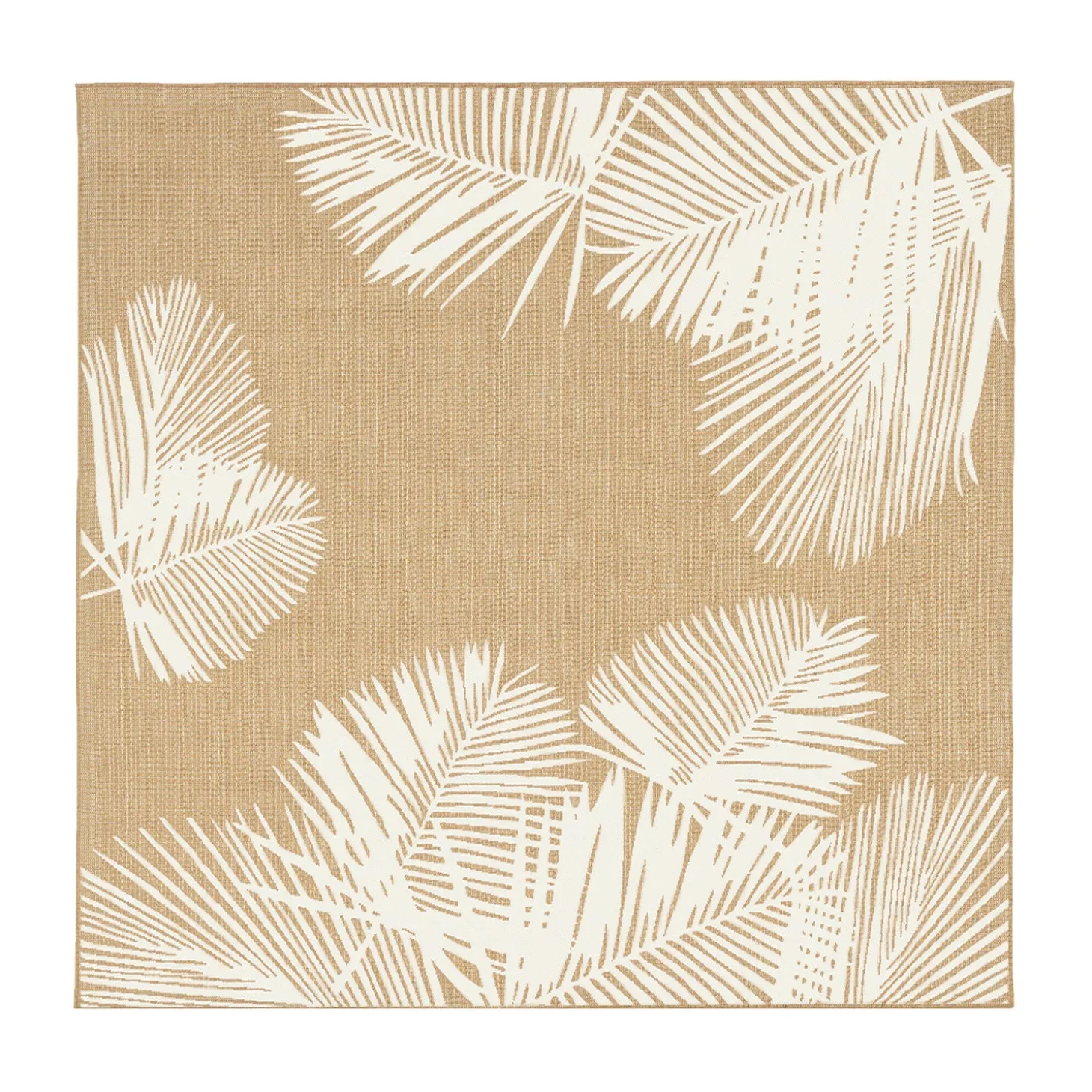 Runners>Plow & Hearth Indoor/Outdoor Textured Palms Polypropylene, 23" x 7'6" Runner