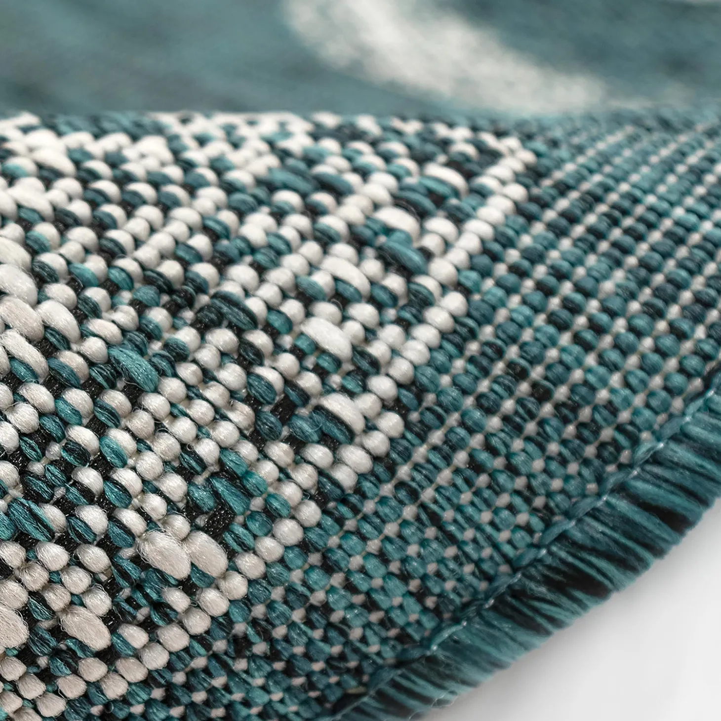 Area Rugs>Plow & Hearth Indoor/Outdoor Textured Shells Polypropylene Rug, 7'10" x 9'10"