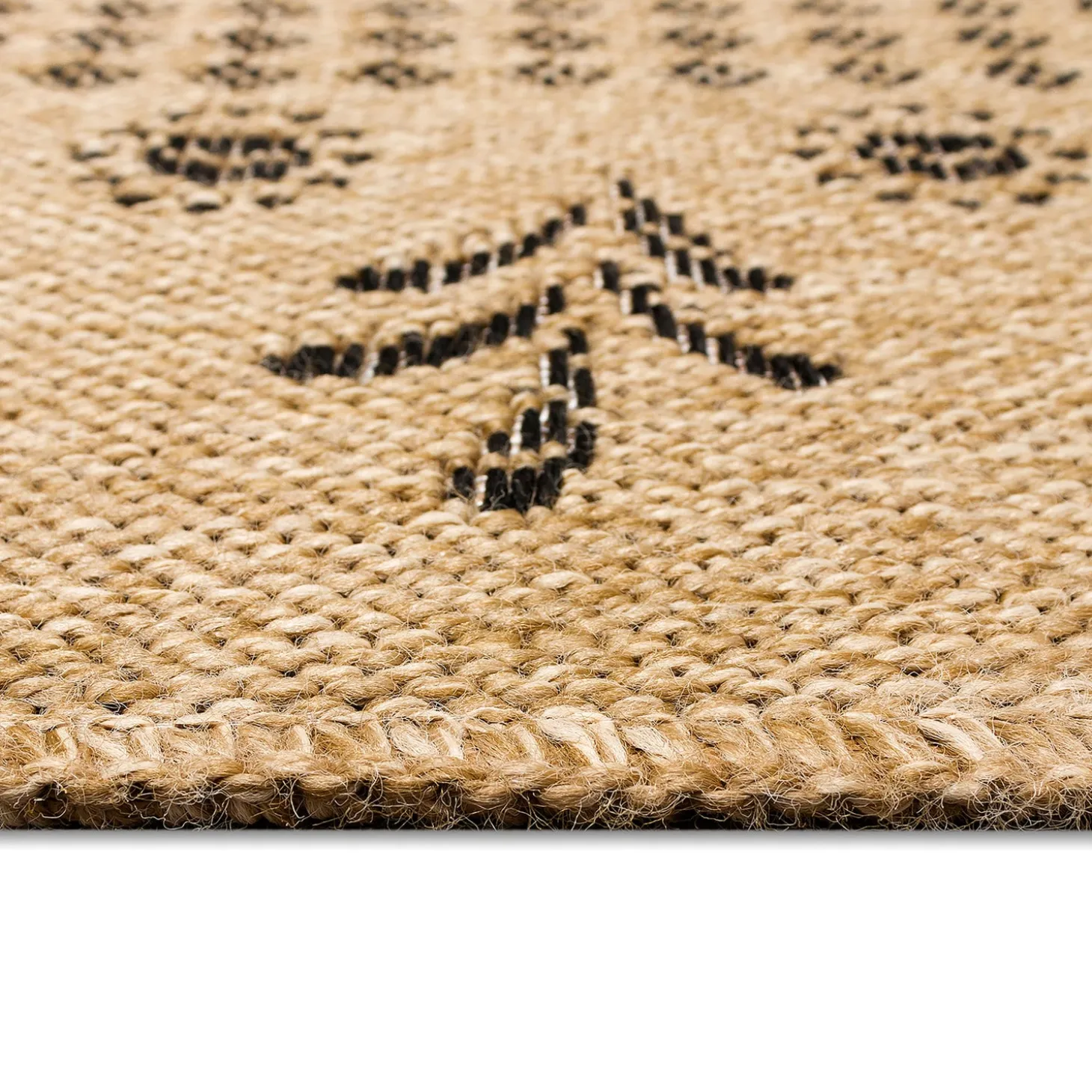 Area Rugs>Plow & Hearth Indoor/Outdoor Toulouse Block Print Rug, 7'10" x 9'10"