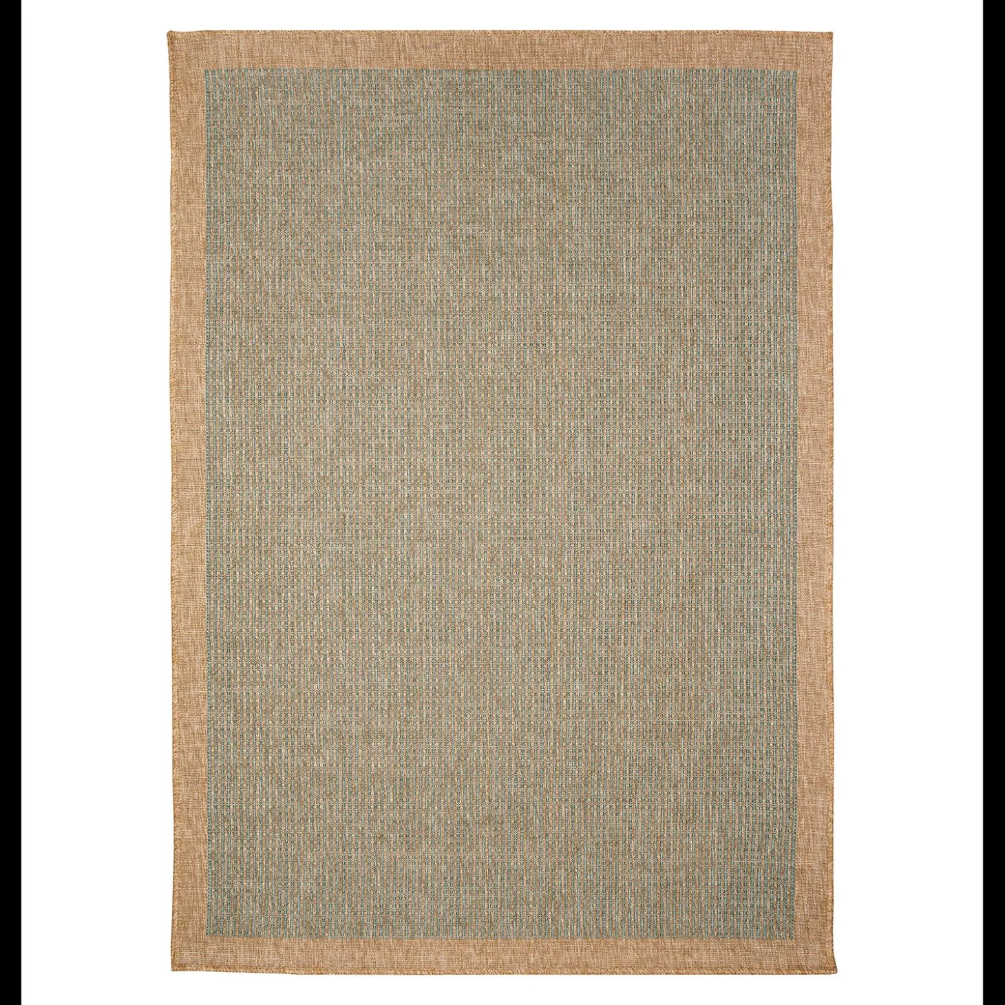 Area Rugs>Plow & Hearth Indoor/Outdoor Toulouse Border Print Rug, 7'10" sq.