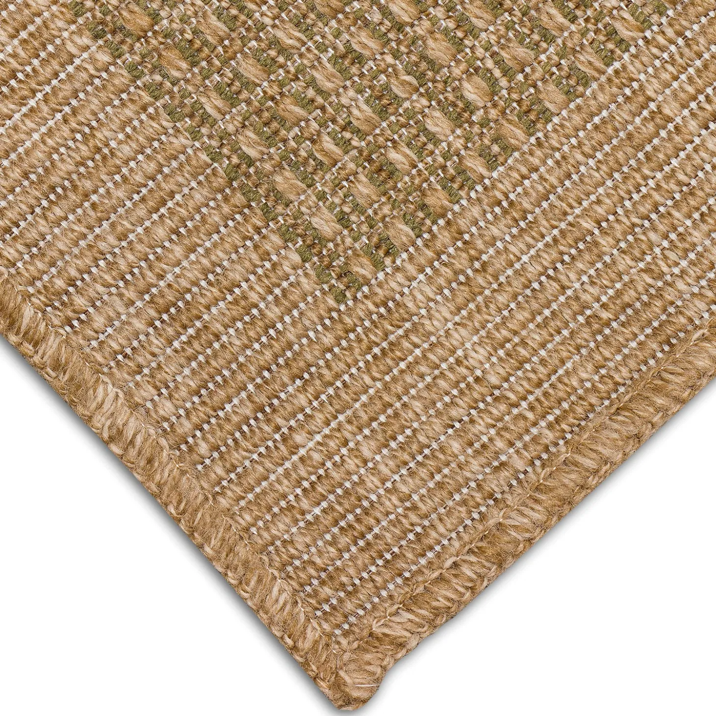 Area Rugs>Plow & Hearth Indoor/Outdoor Toulouse Border Print Rug, 6'6" x 9'4"