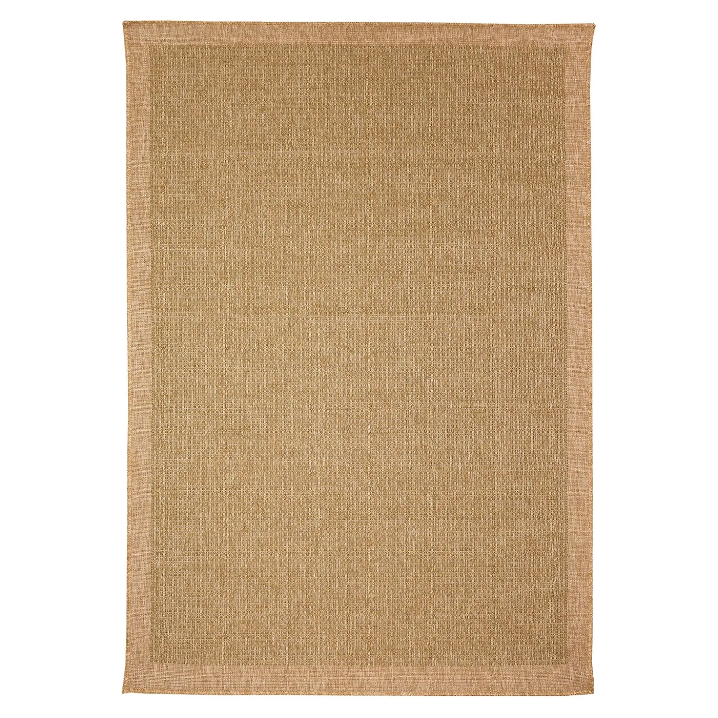 Area Rugs>Plow & Hearth Indoor/Outdoor Toulouse Border Print Rug, 6'6" x 9'4"