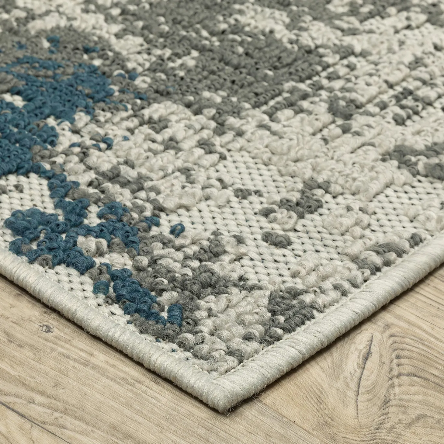Area Rugs>Plow & Hearth Indoor/Outdoor York Modern Polypropylene Rug, 1'10" x 7'3" Runner Beige