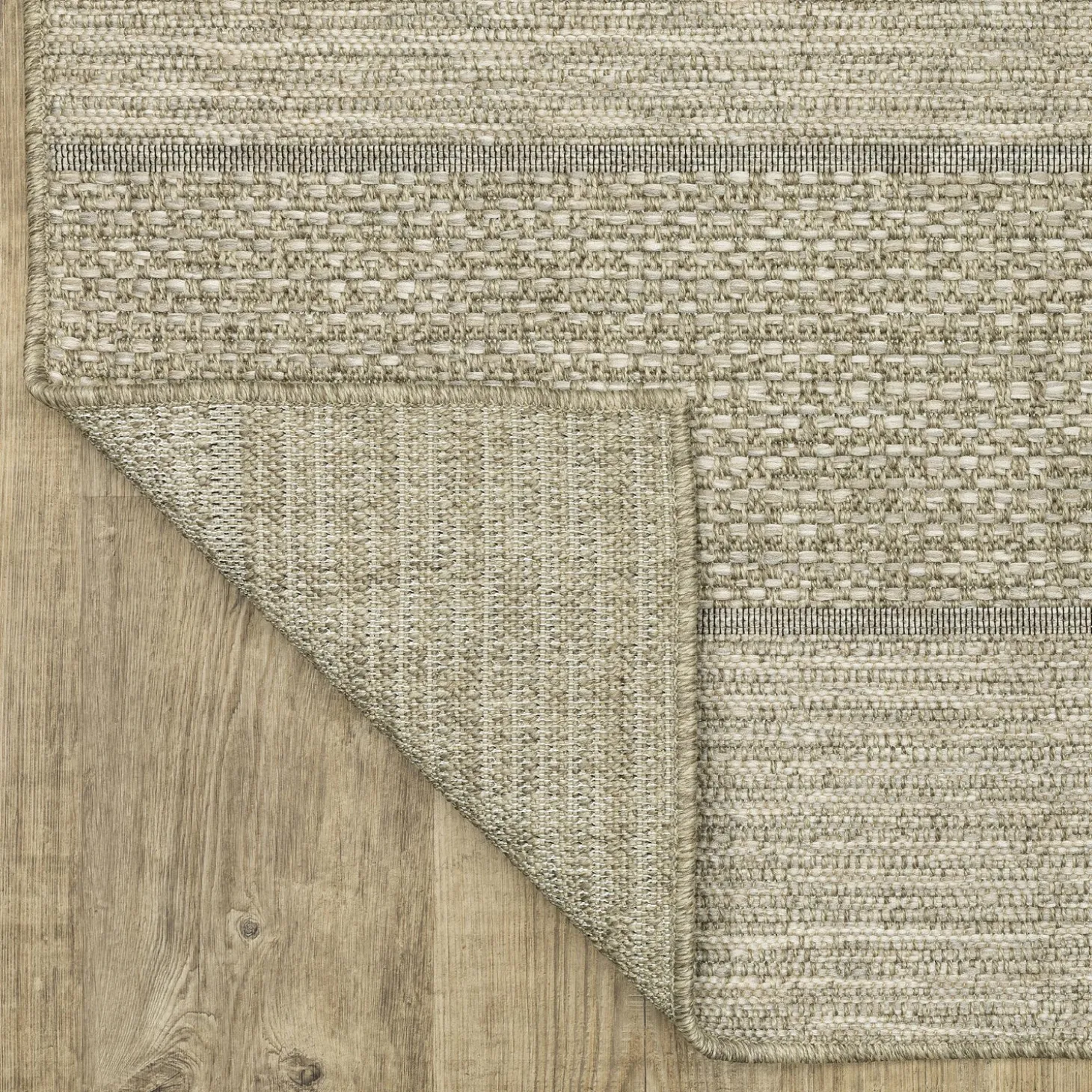 Area Rugs>Plow & Hearth Indoor/Outdoor Yucatan Striped Polypropylene Rug, 7'10" x 10'