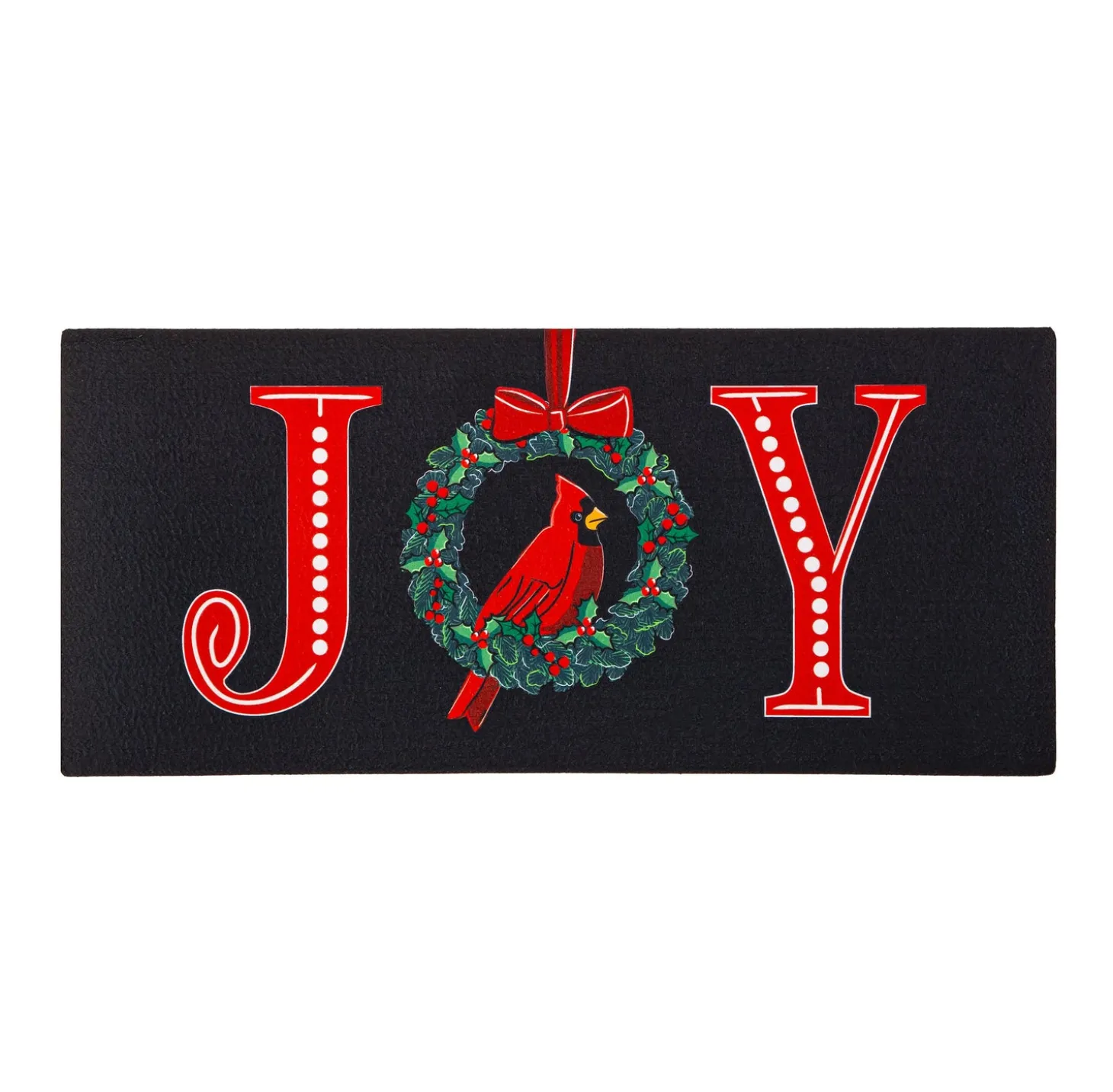 Interchangeable Mats>Plow & Hearth Joy to the World Wreath Sassafras Switch Mat