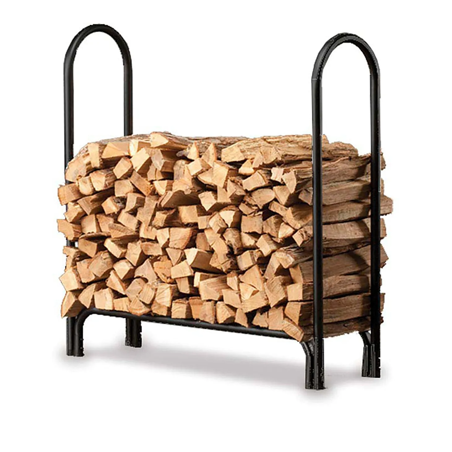 Outdoor Clean Up | Wood Storage & Wood Racks>Plow & Hearth Large Heavy-Duty Steel Log Rack