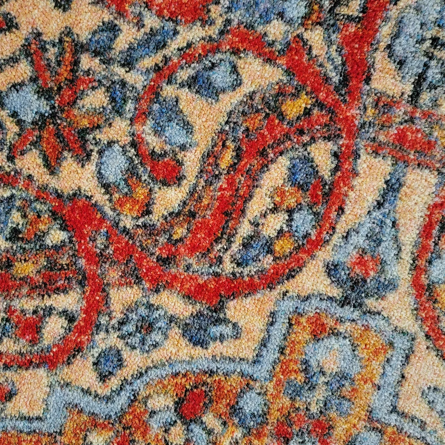 Area Rugs>Plow & Hearth Lillie EnduraStran® Rug, 7'7" Round Opal
