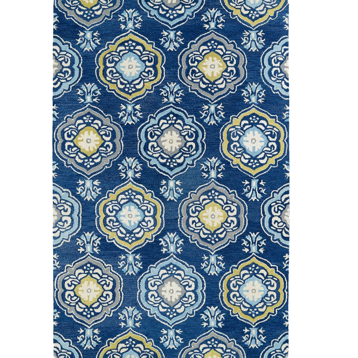 Area Rugs>Plow & Hearth Meadow Perennial Wool Rug, 4' x 6'