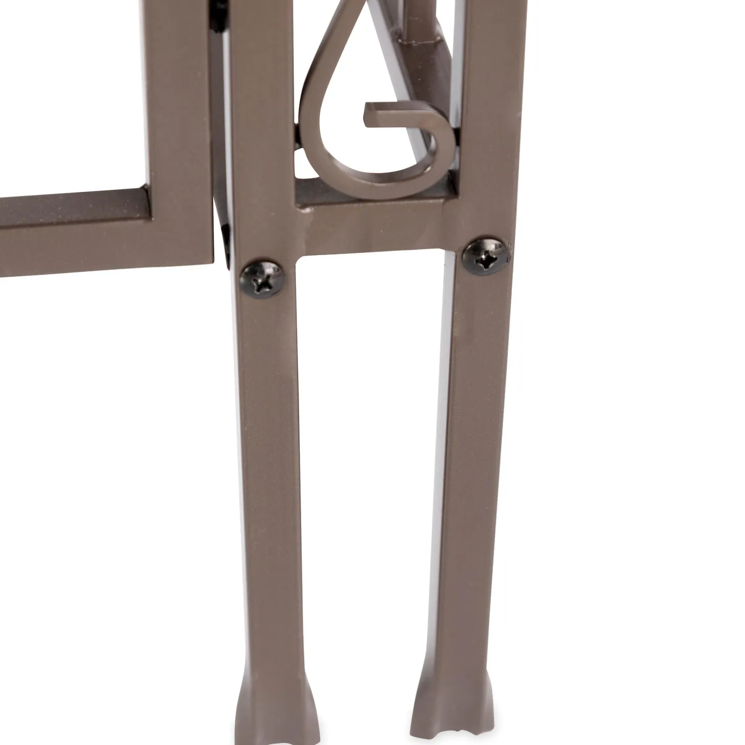 Arbors & Trellises>Plow & Hearth Metal Arched Birds and Leaves Garden Arbor with Gate