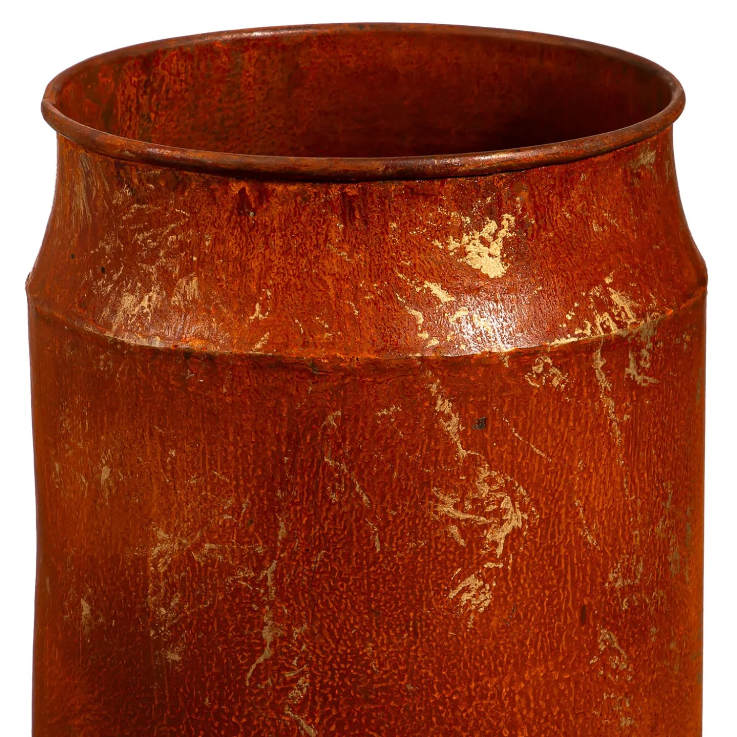Planters & Plant Stands>Plow & Hearth Metal Jug Shaped Planter, Color Wash, Set of 3
