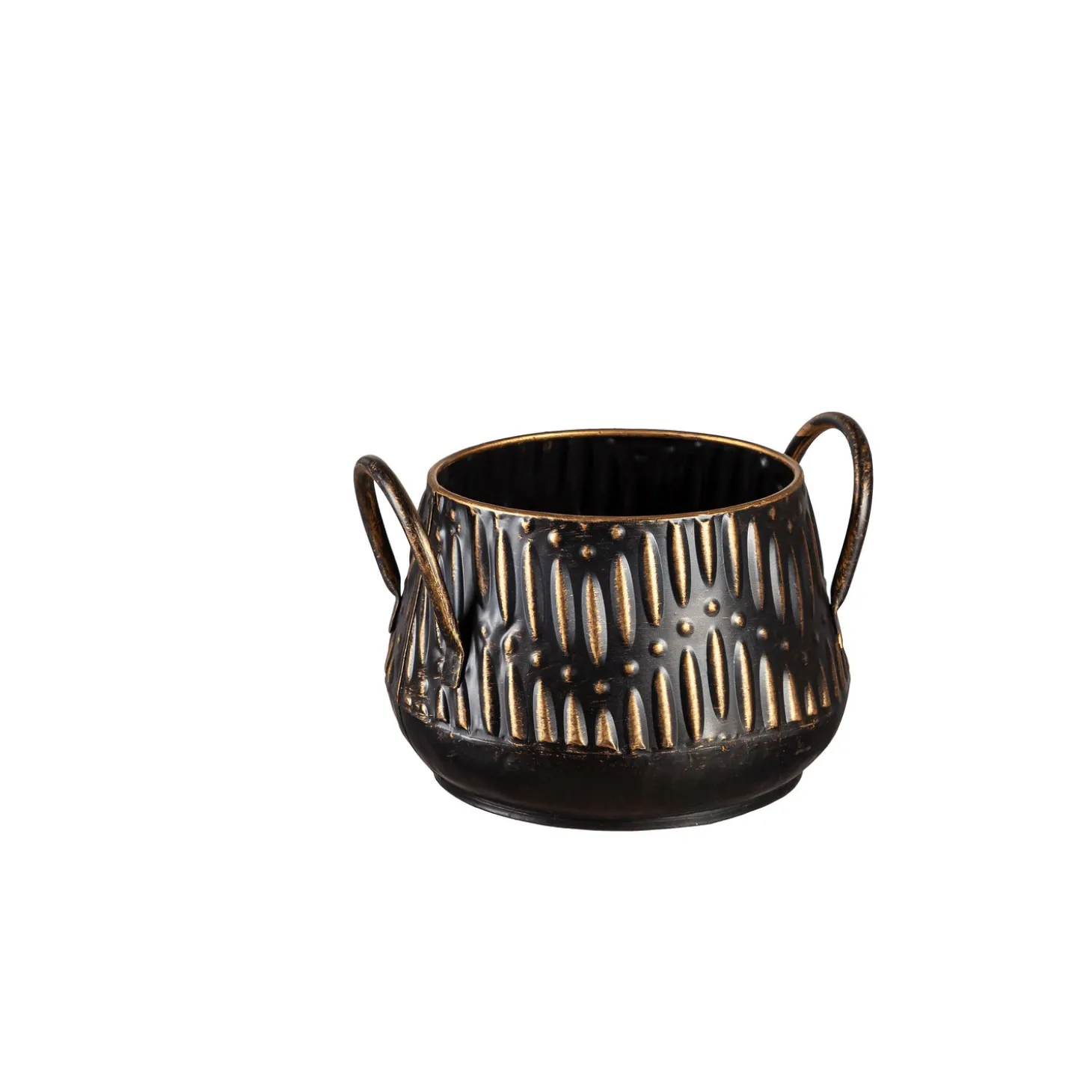 Planters & Plant Stands | Planters & Vases>Plow & Hearth Nesting Multicolor Metal Planters, Set of 3