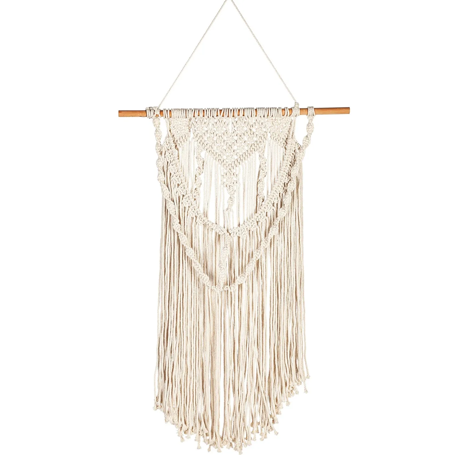 Wall Art>Plow & Hearth Oversized Braided Macrame Wall Décor
