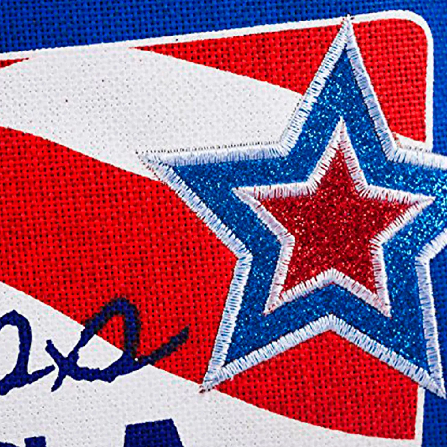 Fabric Door Hangers>Plow & Hearth Patriotic Door Decor and Sassafras Mat Set