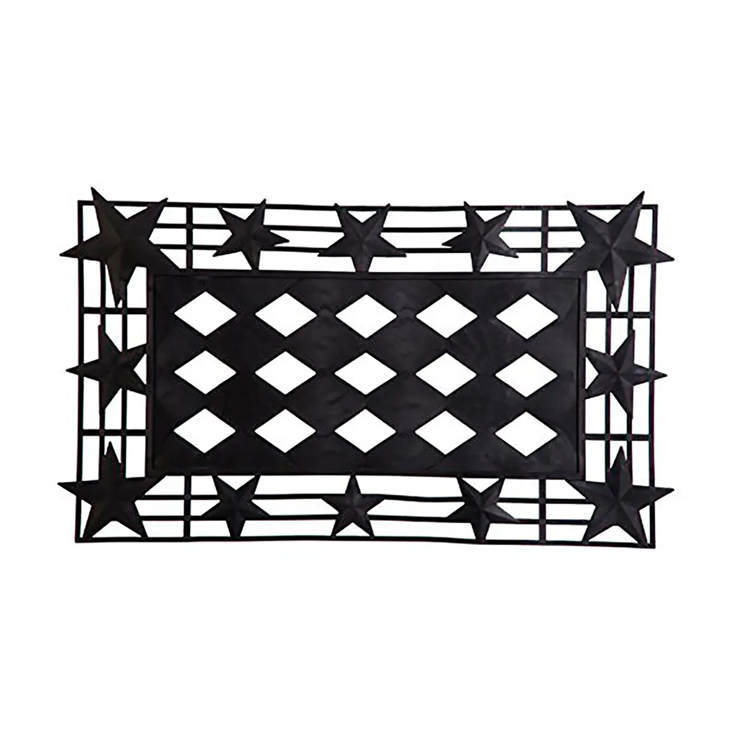 Fabric Door Hangers>Plow & Hearth Patriotic Door Decor and Sassafras Mat Set