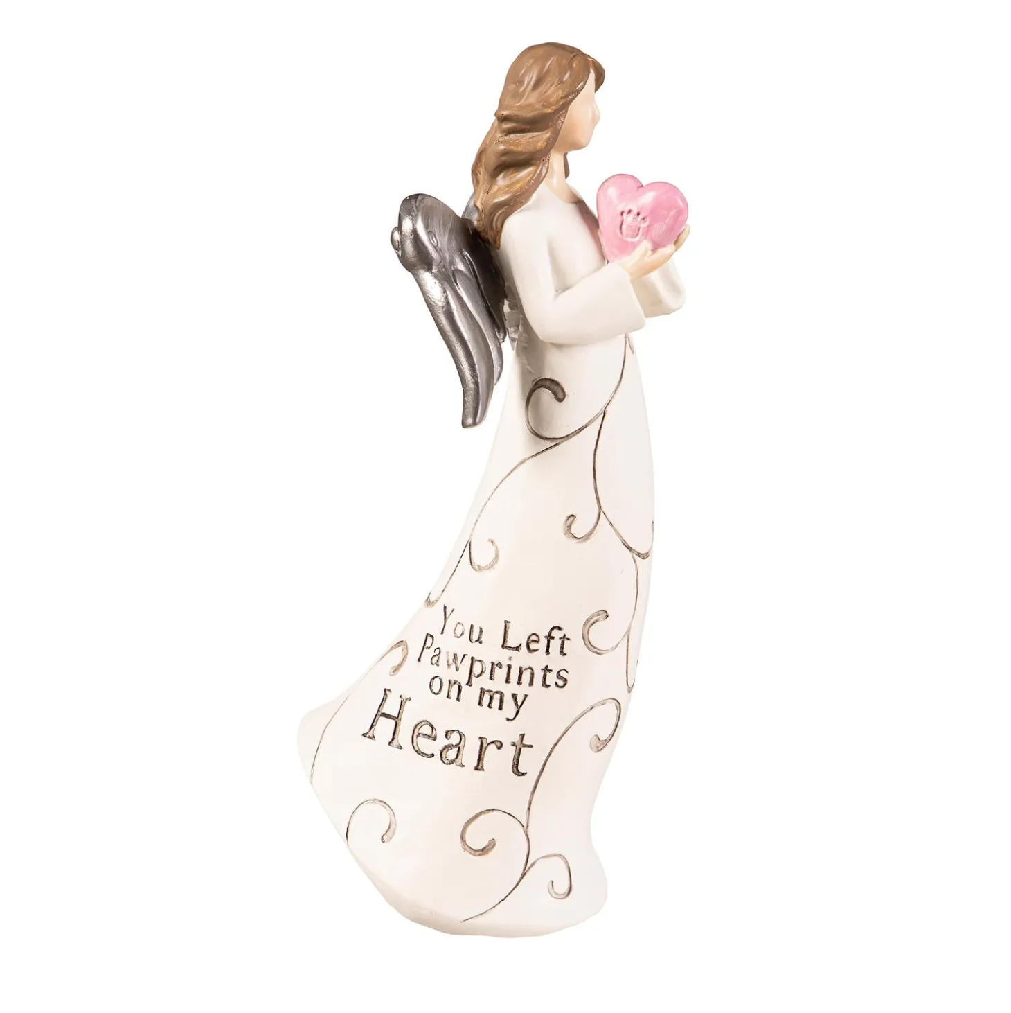 Decorative Accents | Planters & Vases>Plow & Hearth Pet Memorial Angel Resin Table Decor, 9"