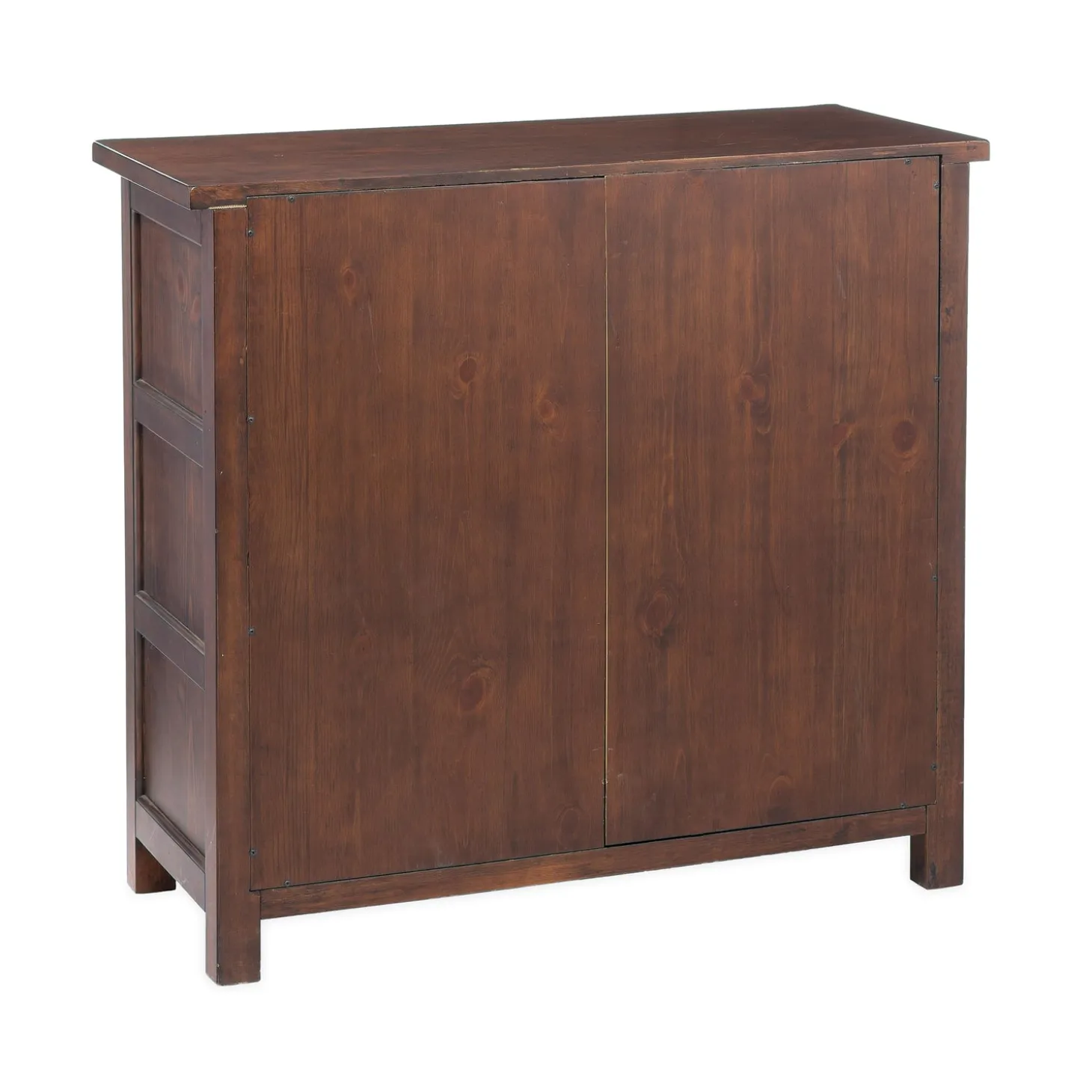 Desks & Console Tables | Chests & Storage Cabinets>Plow & Hearth Portland Ice Box Wood Console Table with Replica Hardware Walnut