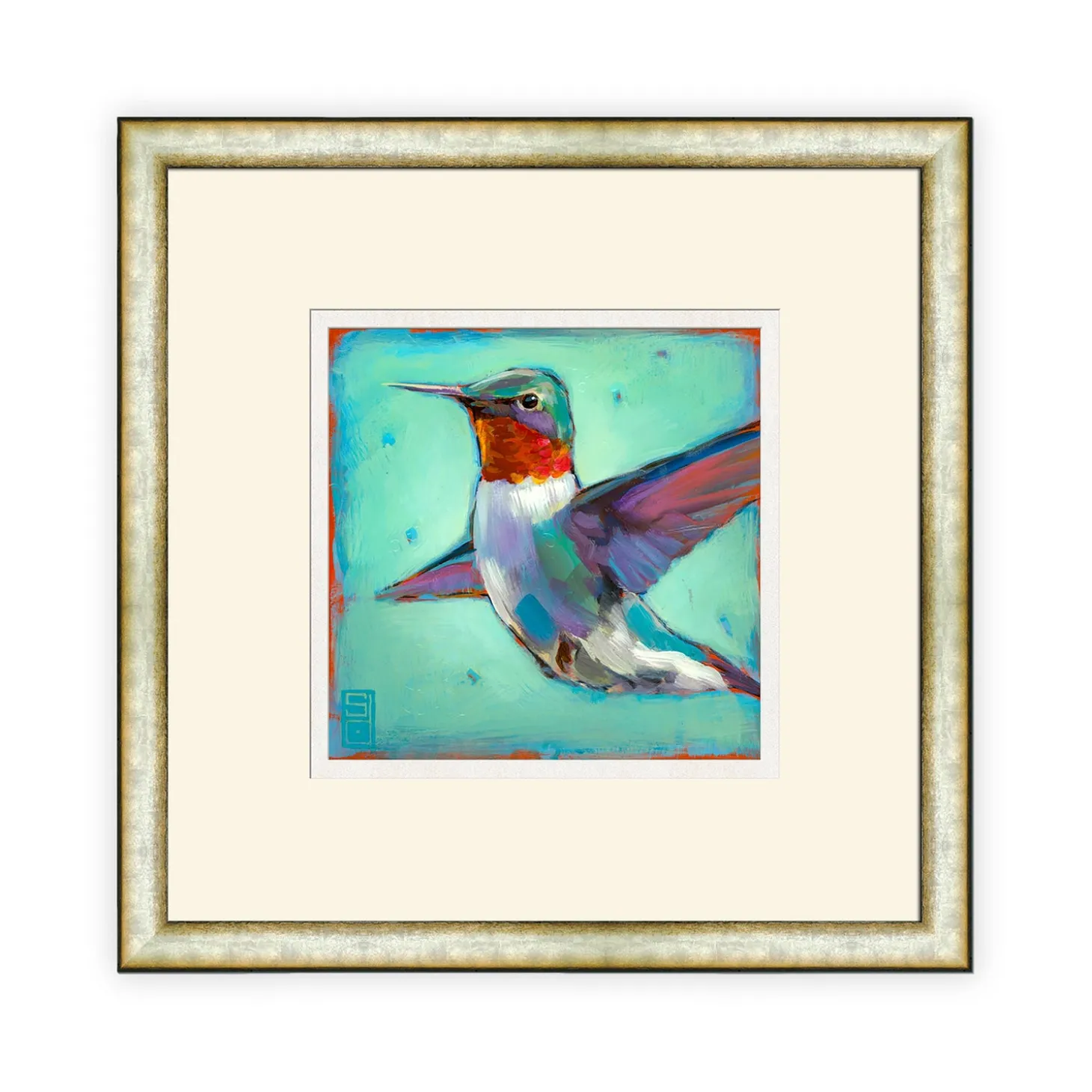 Wall Art>Plow & Hearth Quest For Flowers I Framed Wall Art Painting