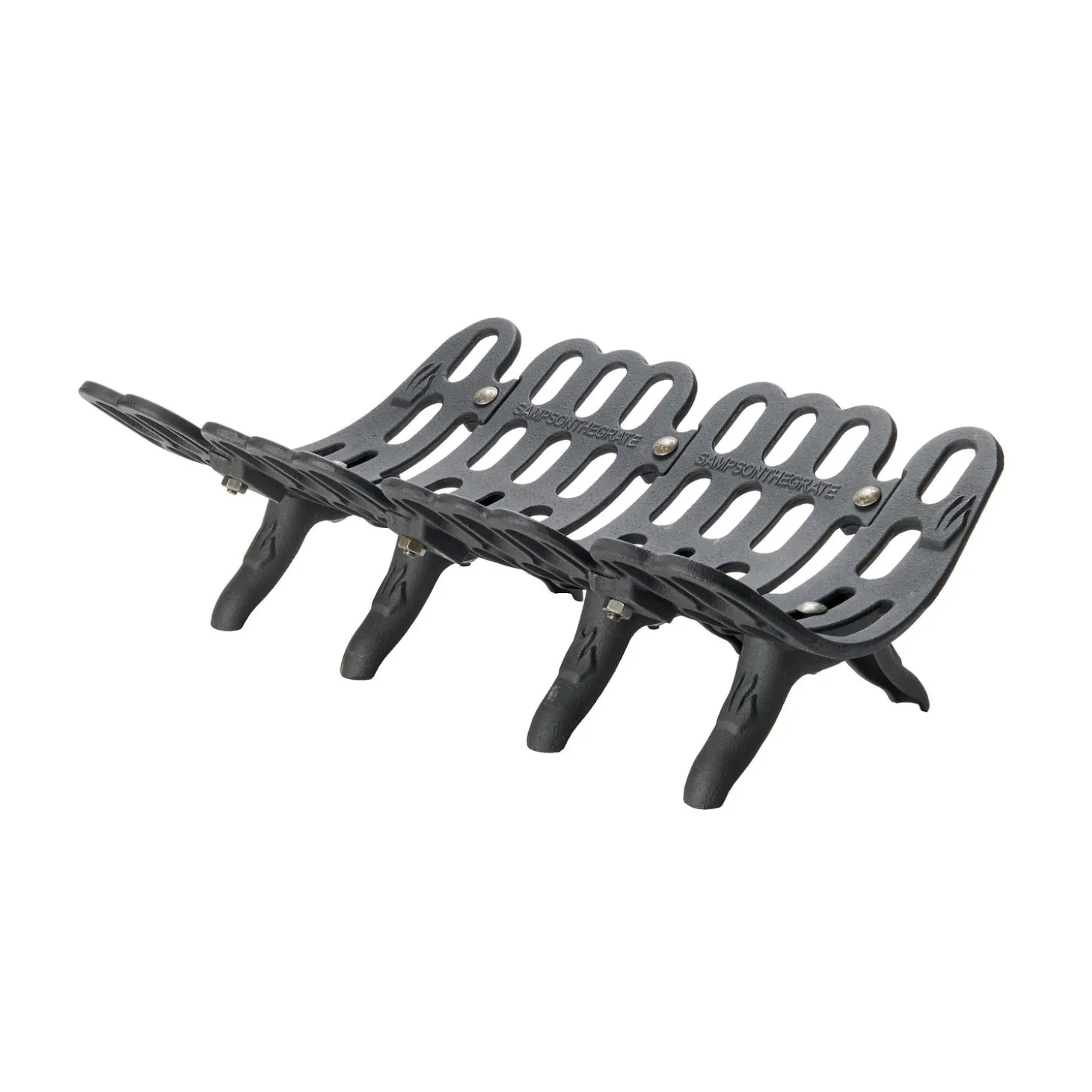 Fireplace Grates & Firebacks>Plow & Hearth Sampson Fireplace Grate, 26"W