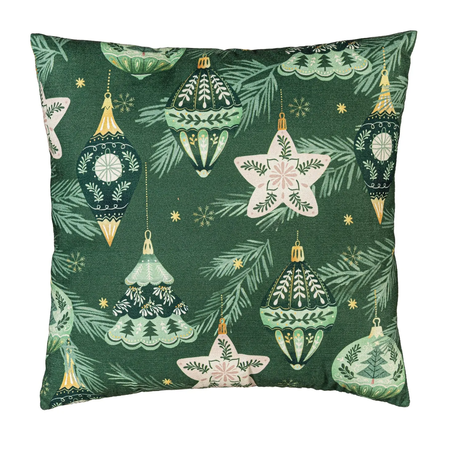 Decorative Pillows>Plow & Hearth Shades of Green Throw Pillow Shades of Green Square Pillow, 16"